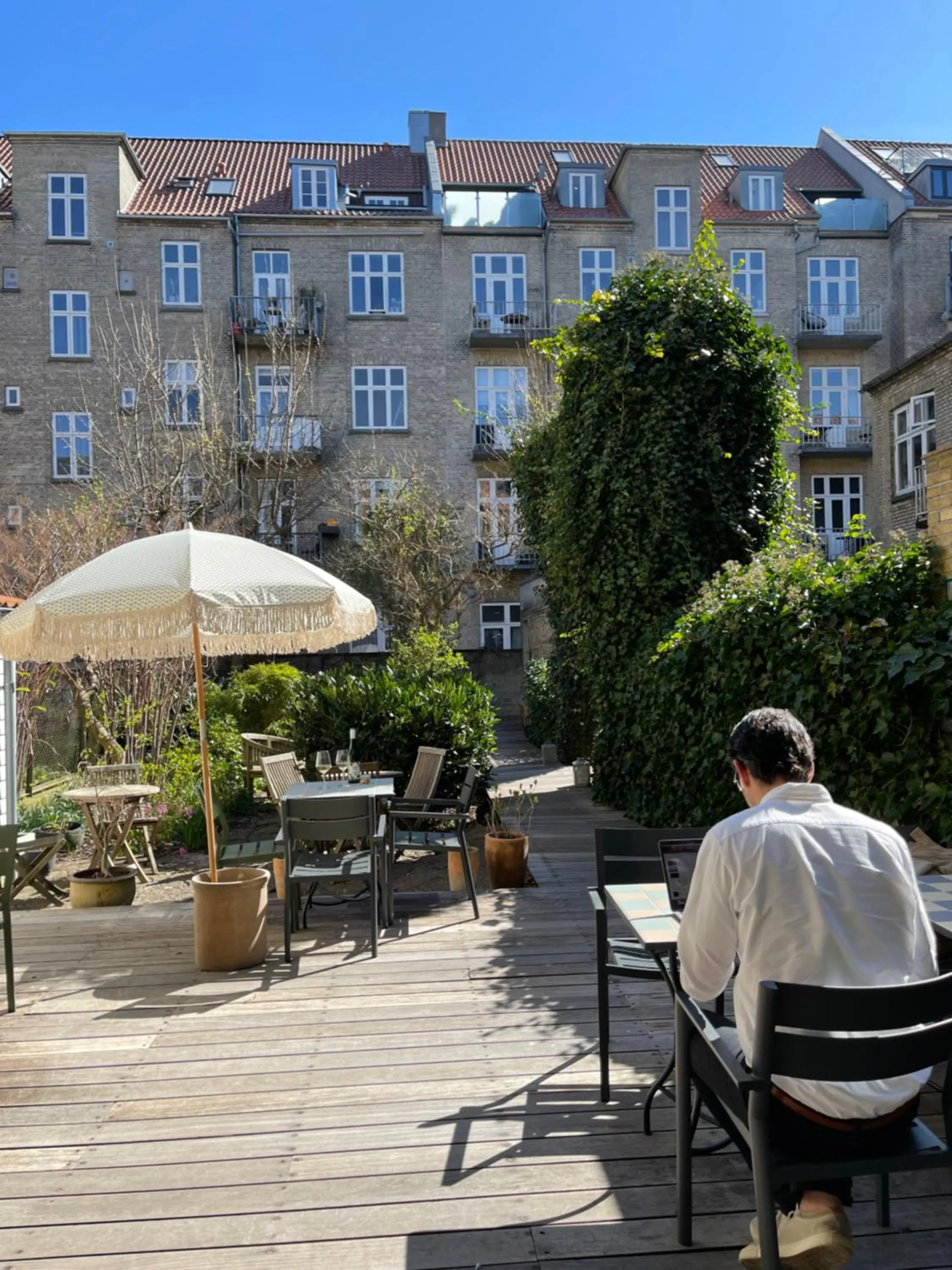 Garden in SOFS boutique hotel