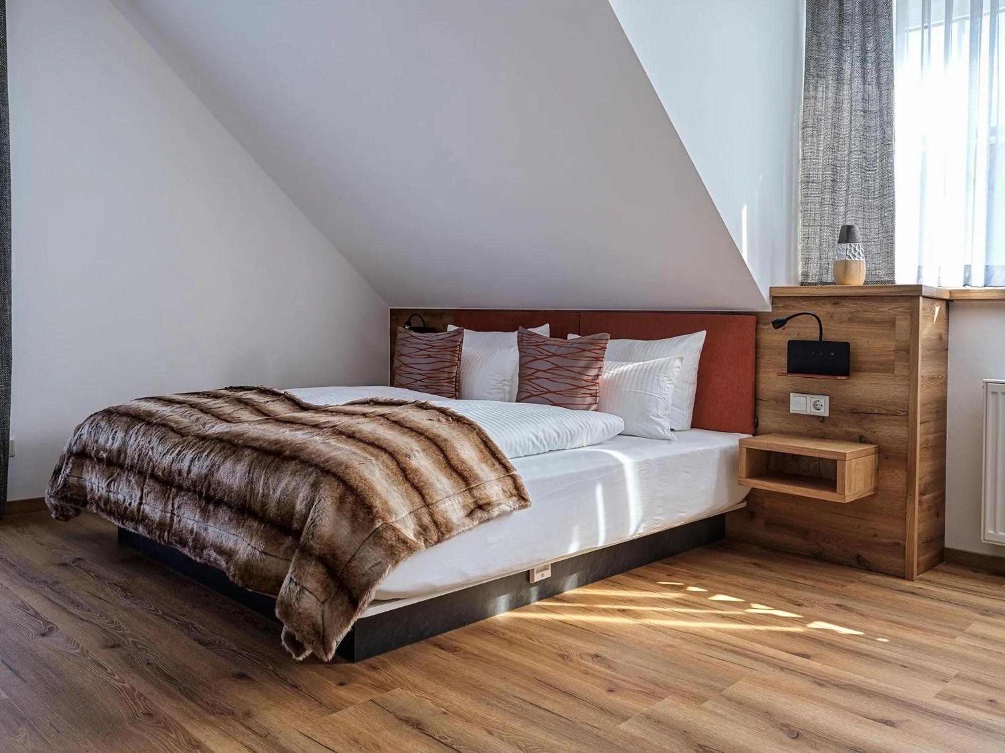 Bedroom, Bed in Lakeside Resort Michaela