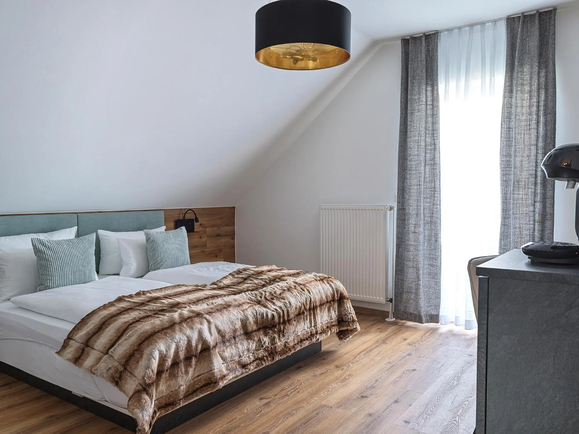 Bedroom, Bed in Lakeside Resort Michaela