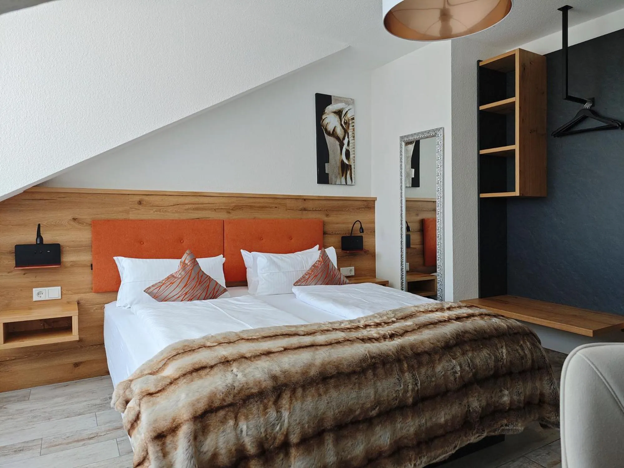 Bedroom, Bed in Lakeside Resort Michaela