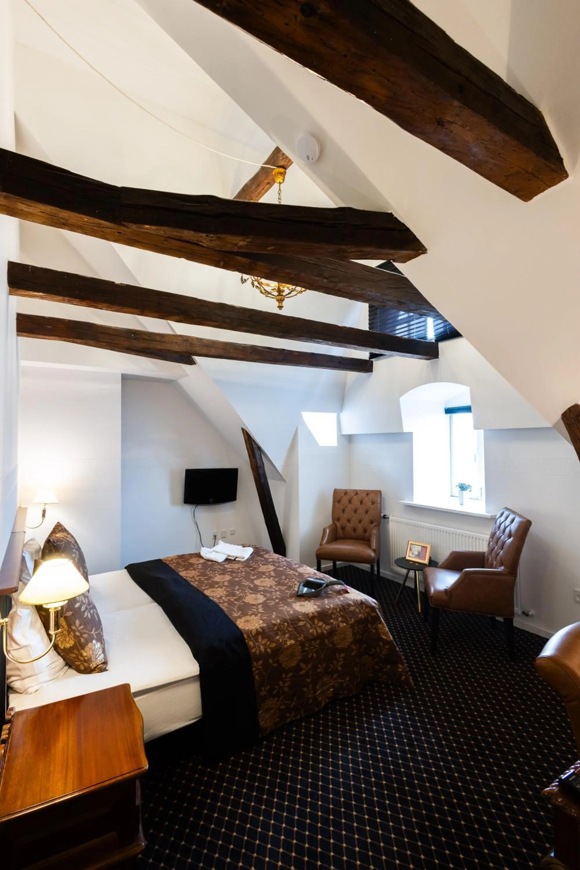 Bedroom, Bed in Milling Hotel Saxildhus