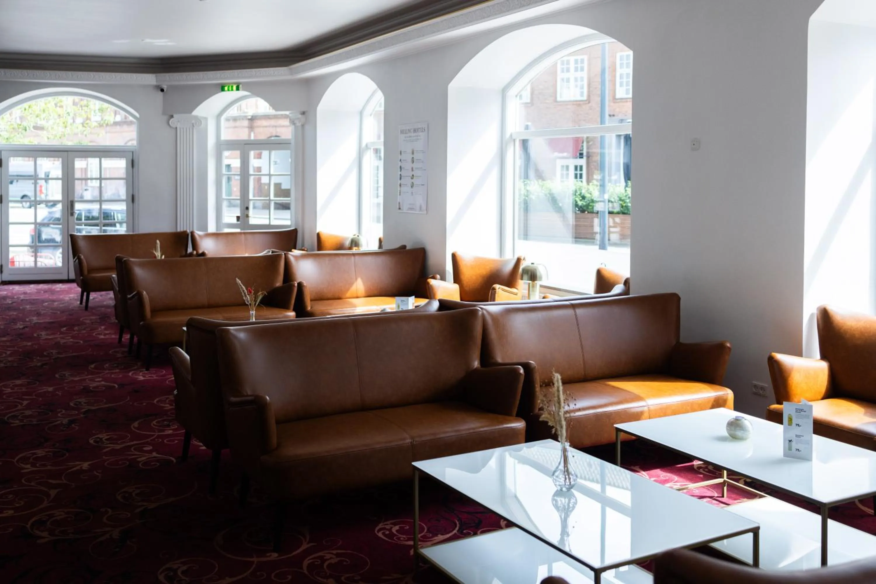 Lobby or reception in Milling Hotel Saxildhus