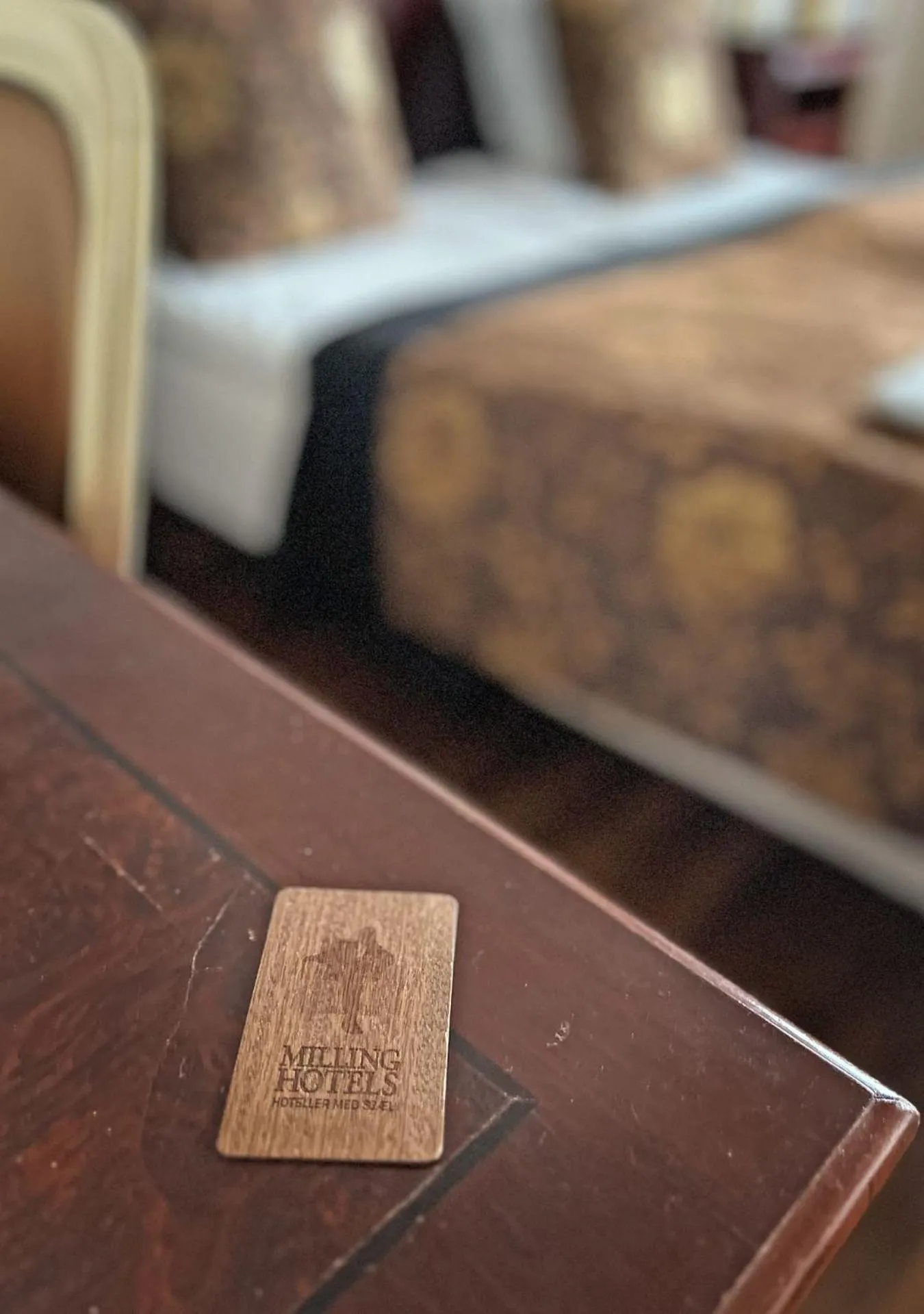 Bed in Milling Hotel Saxildhus