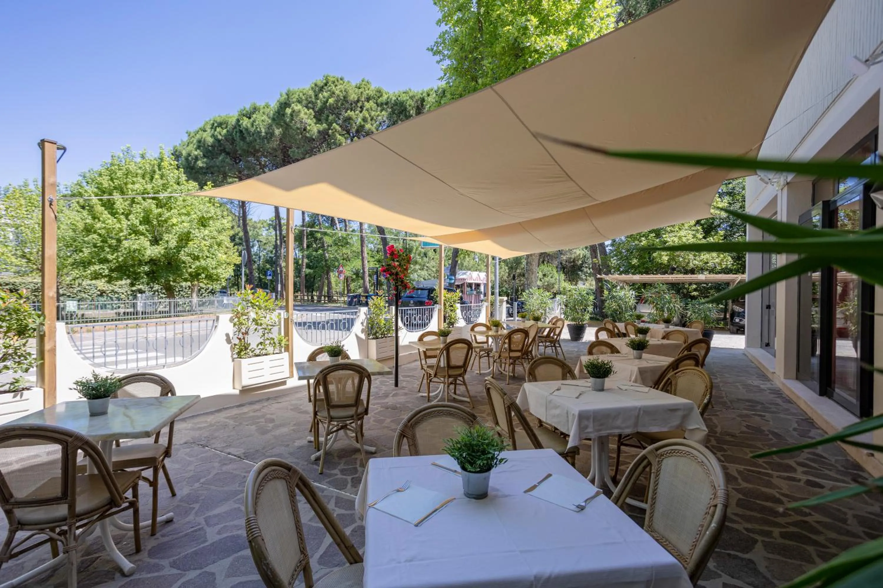Inner courtyard view in Hotel Stella Del Mare