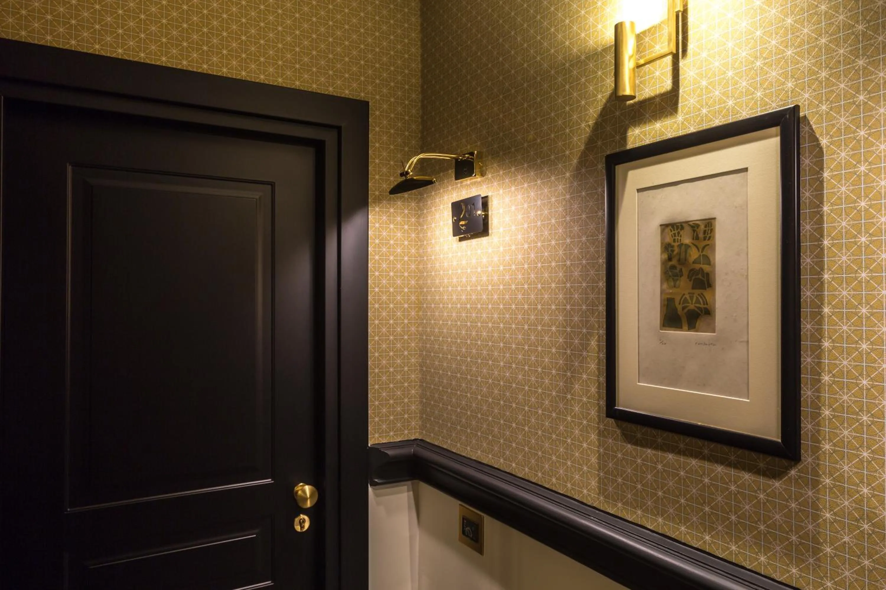 Decorative detail in Hotel The Haven Roma