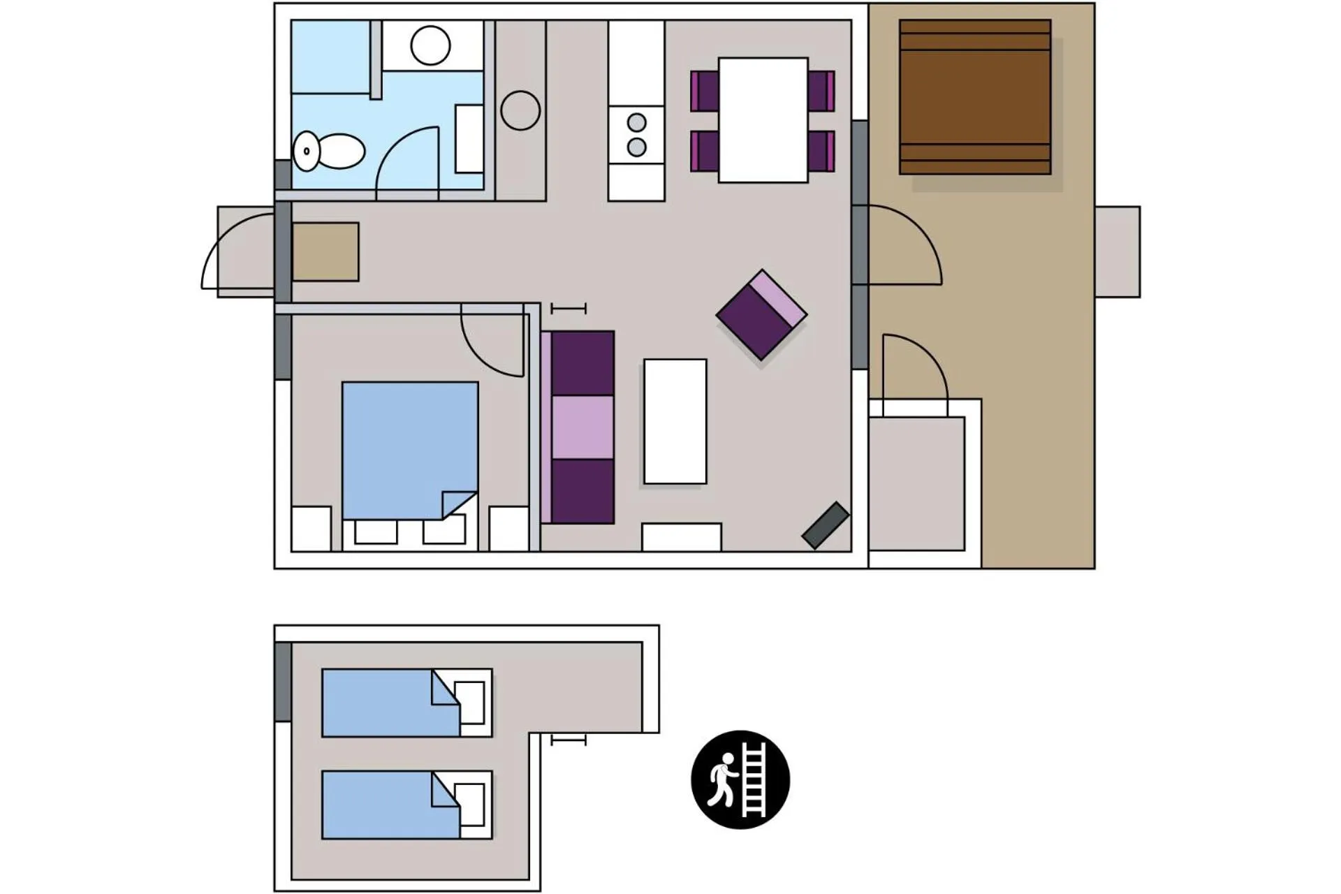 Floor plan in Lalandia Rødby