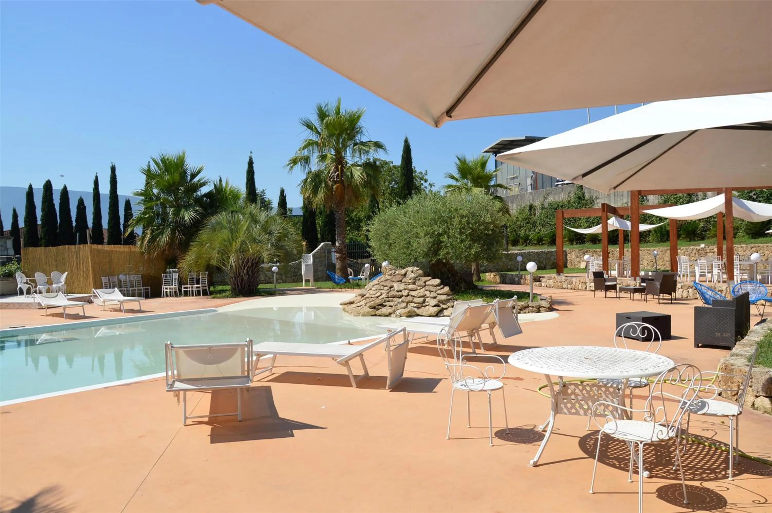 Pool view in Best Western Hotel Colaiaco