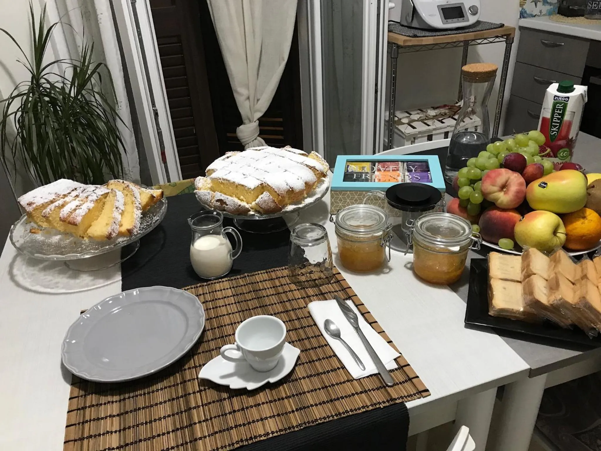 Food and drinks in La Maison de Gabrielè