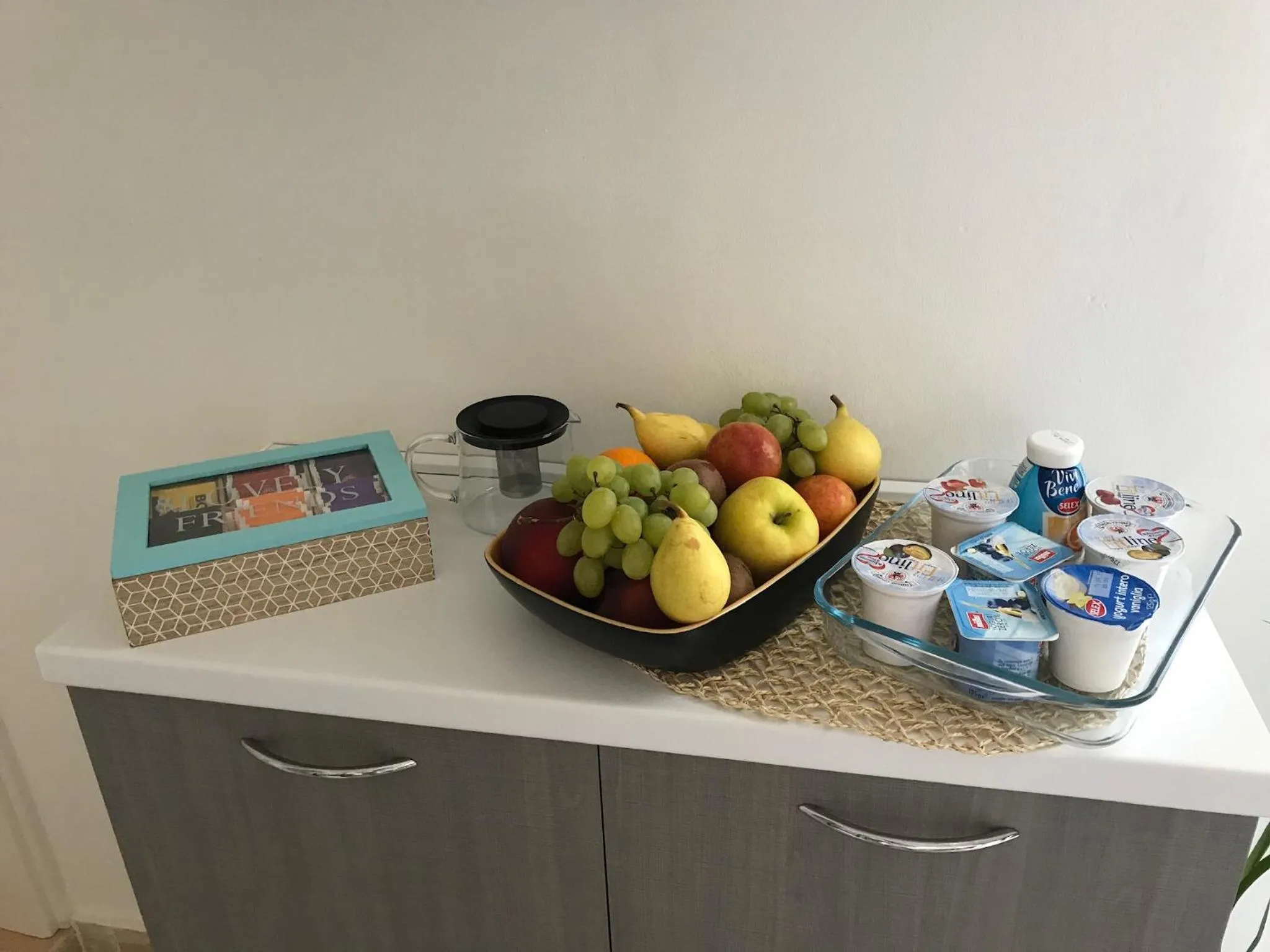 Food and drinks in La Maison de Gabrielè