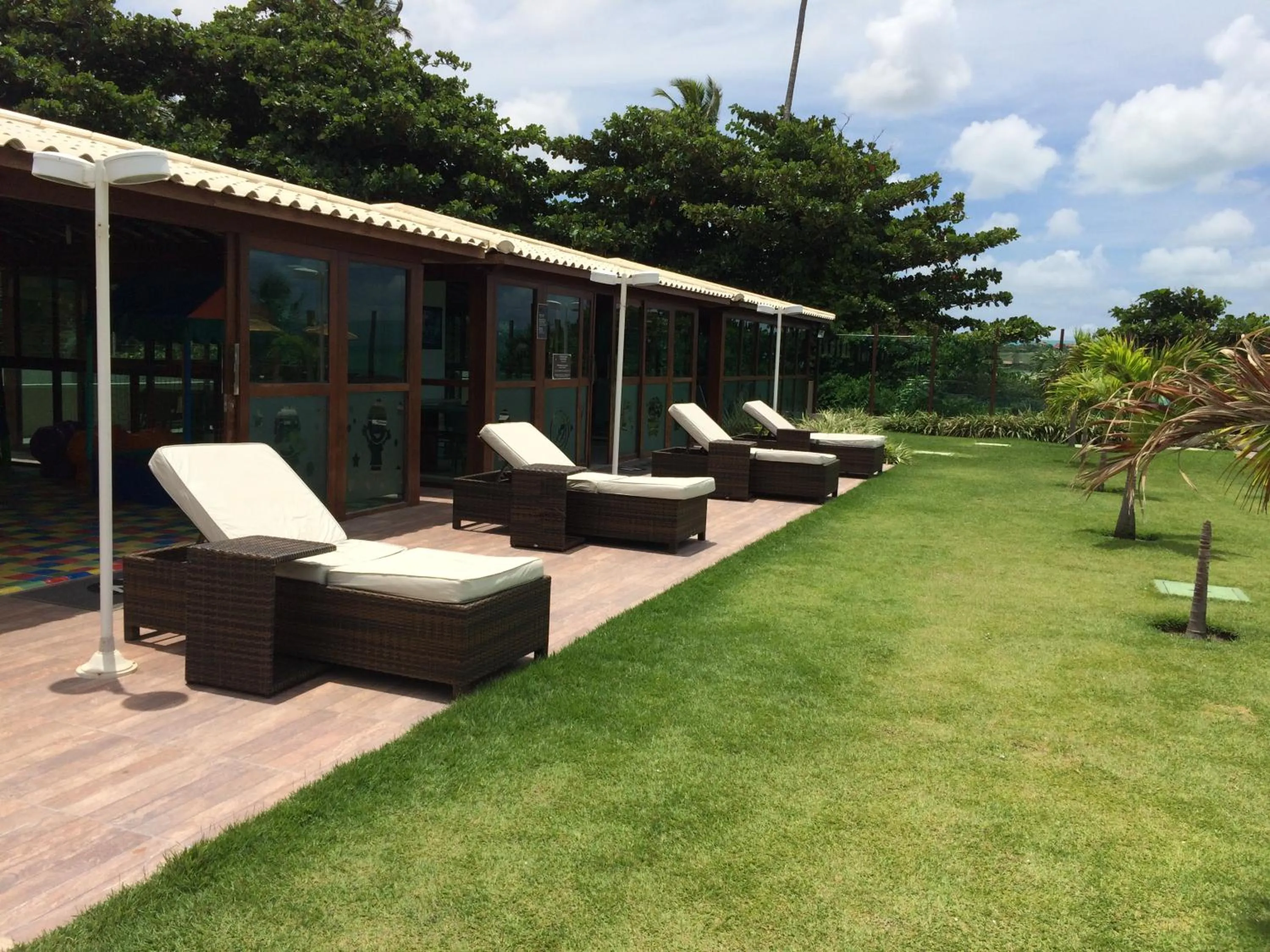 Garden in Tabatinga Residence Apart Hotel