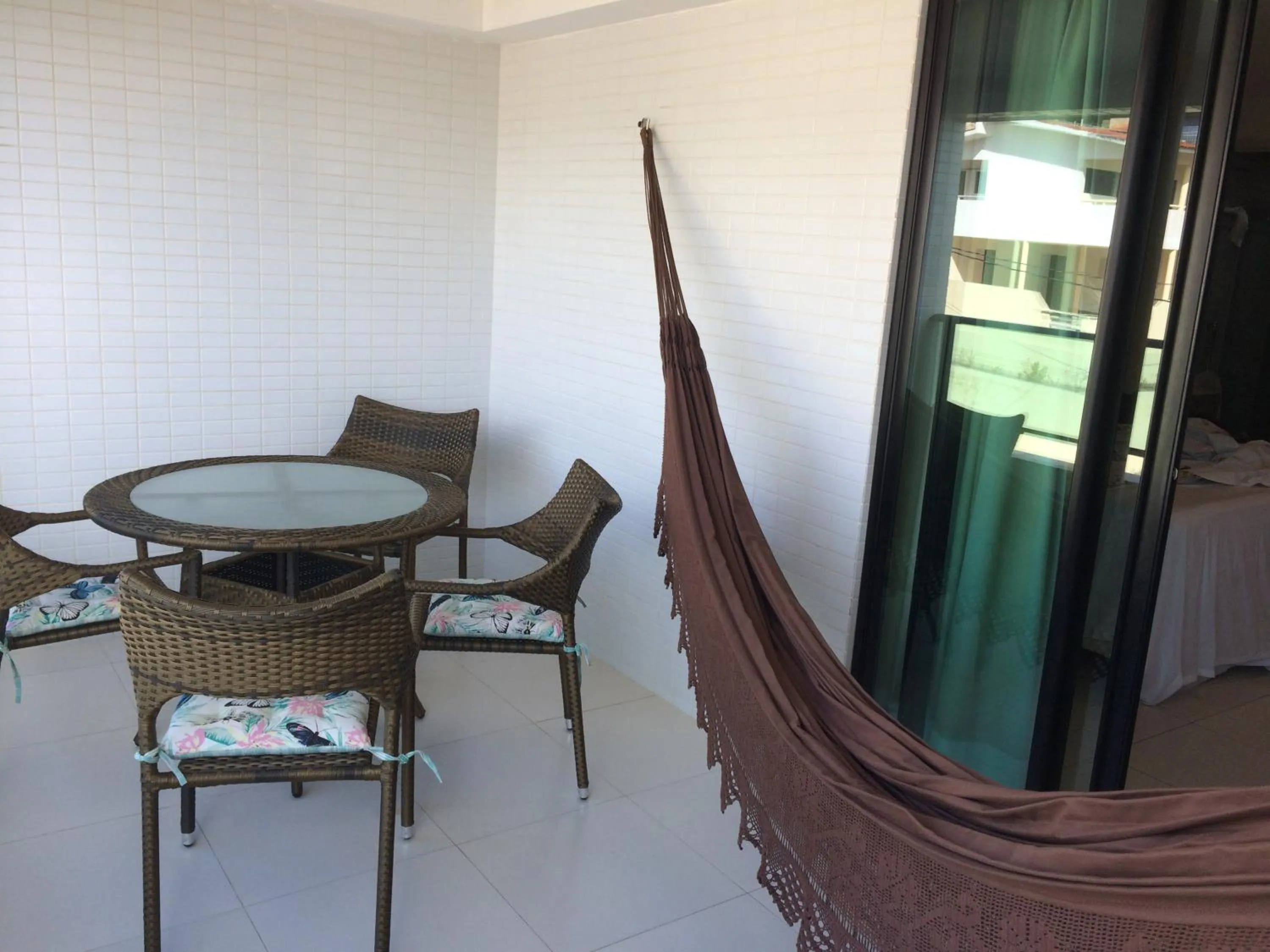 Balcony/Terrace in Tabatinga Residence Apart Hotel