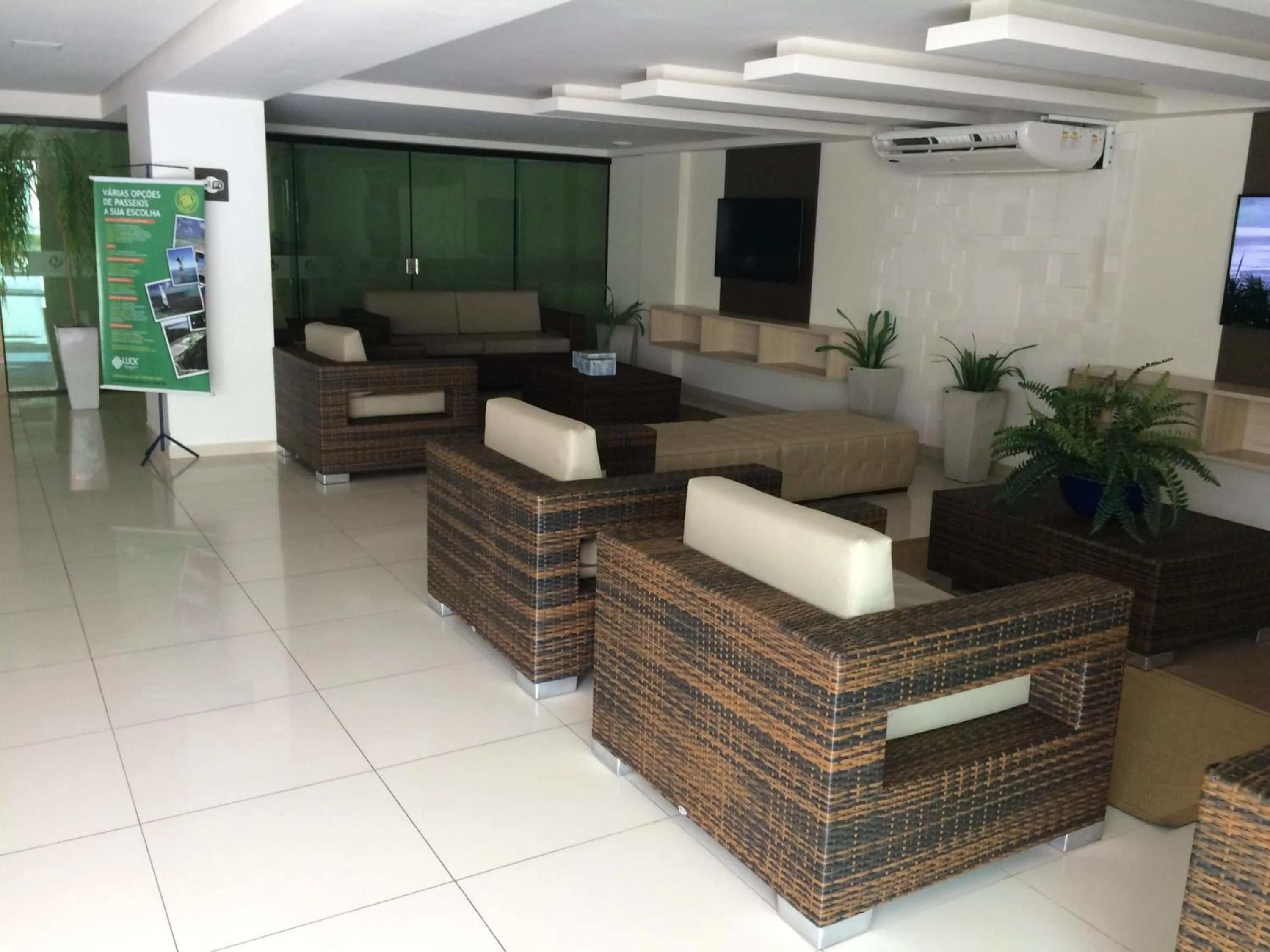 Lobby or reception in Tabatinga Residence Apart Hotel