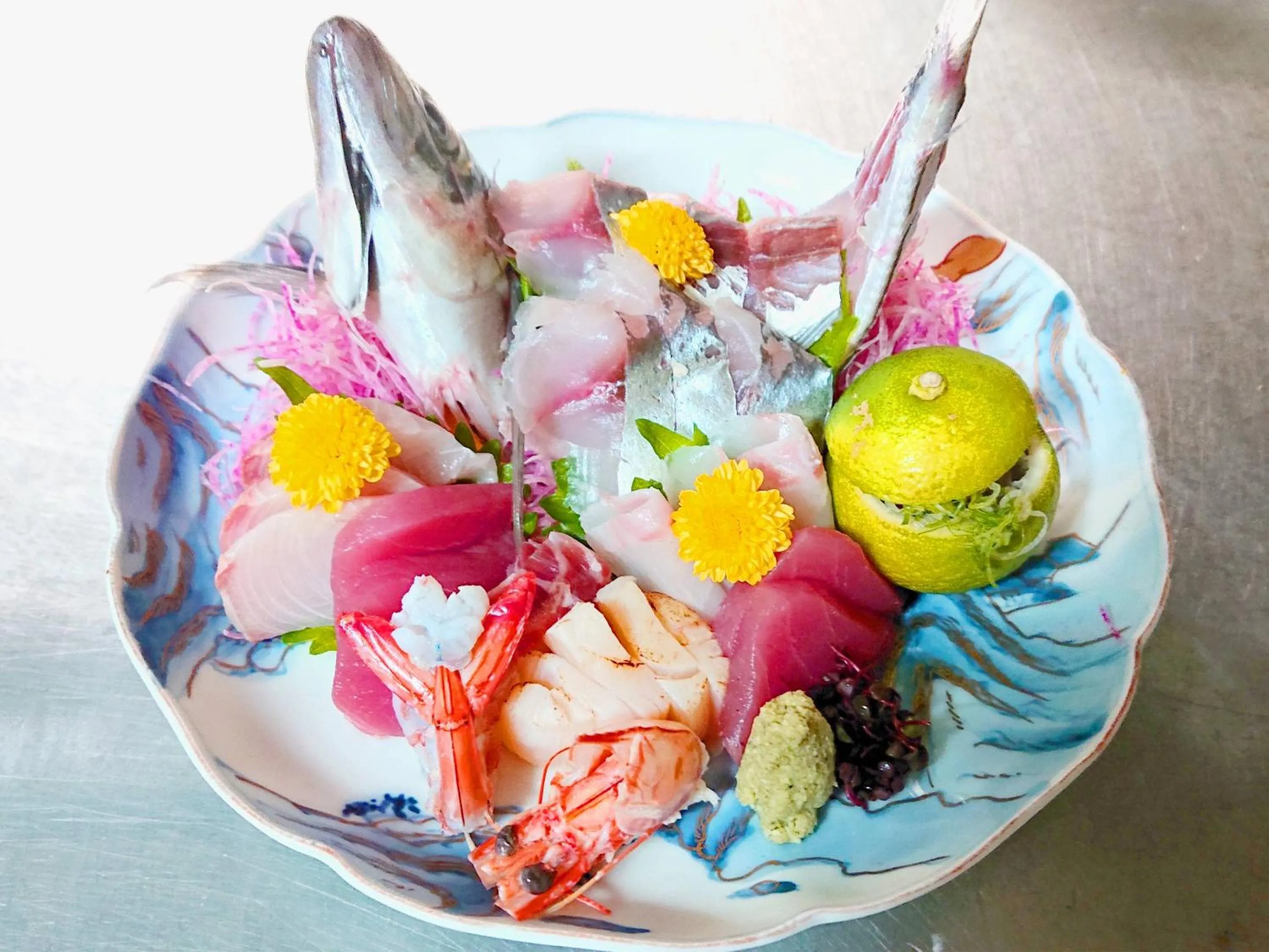 Dinner in Kagetsu Ryokan