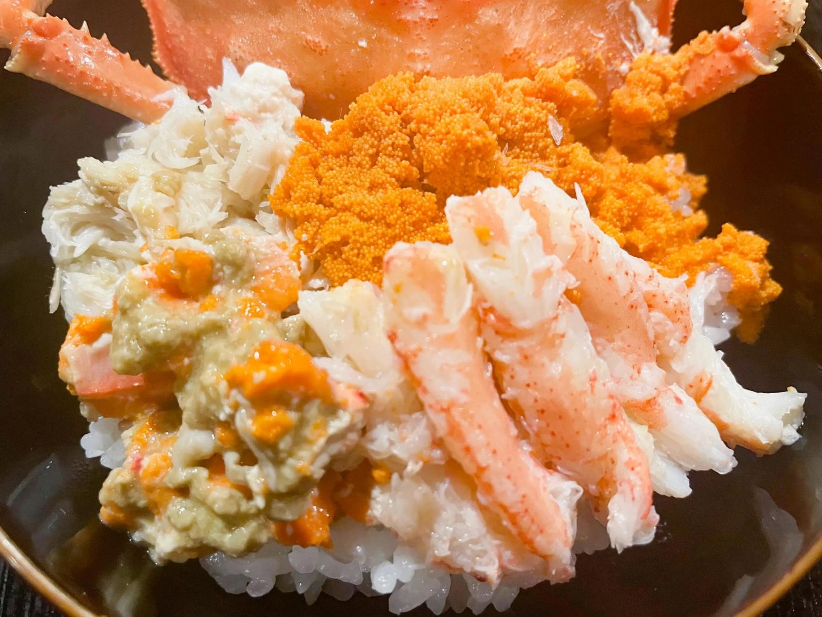 Food close-up in Kagetsu Ryokan