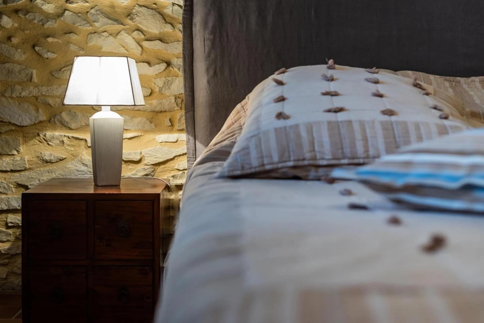 Bed in Mas de l'arrivette