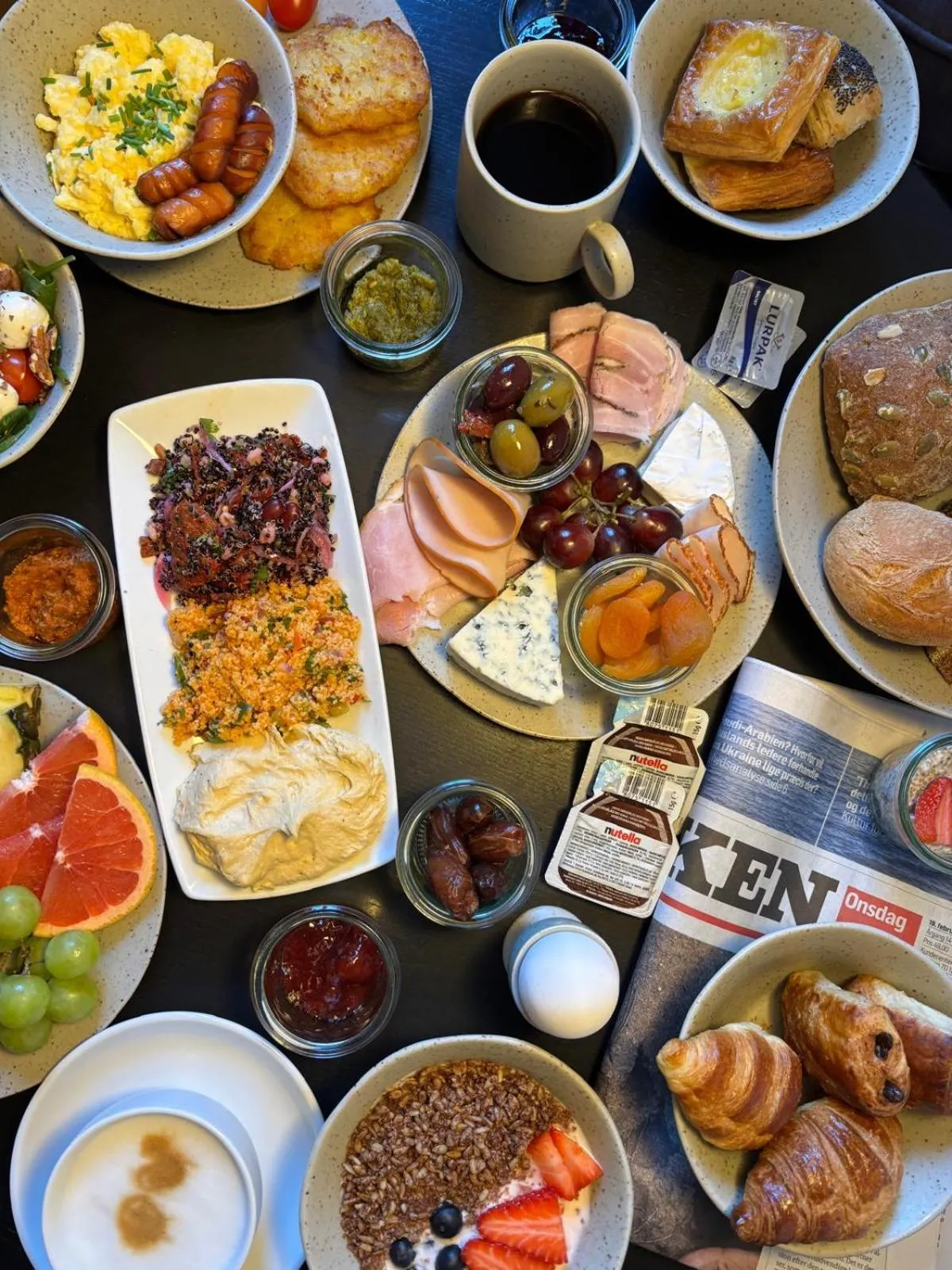 Buffet breakfast in Hotel Sct. Thomas