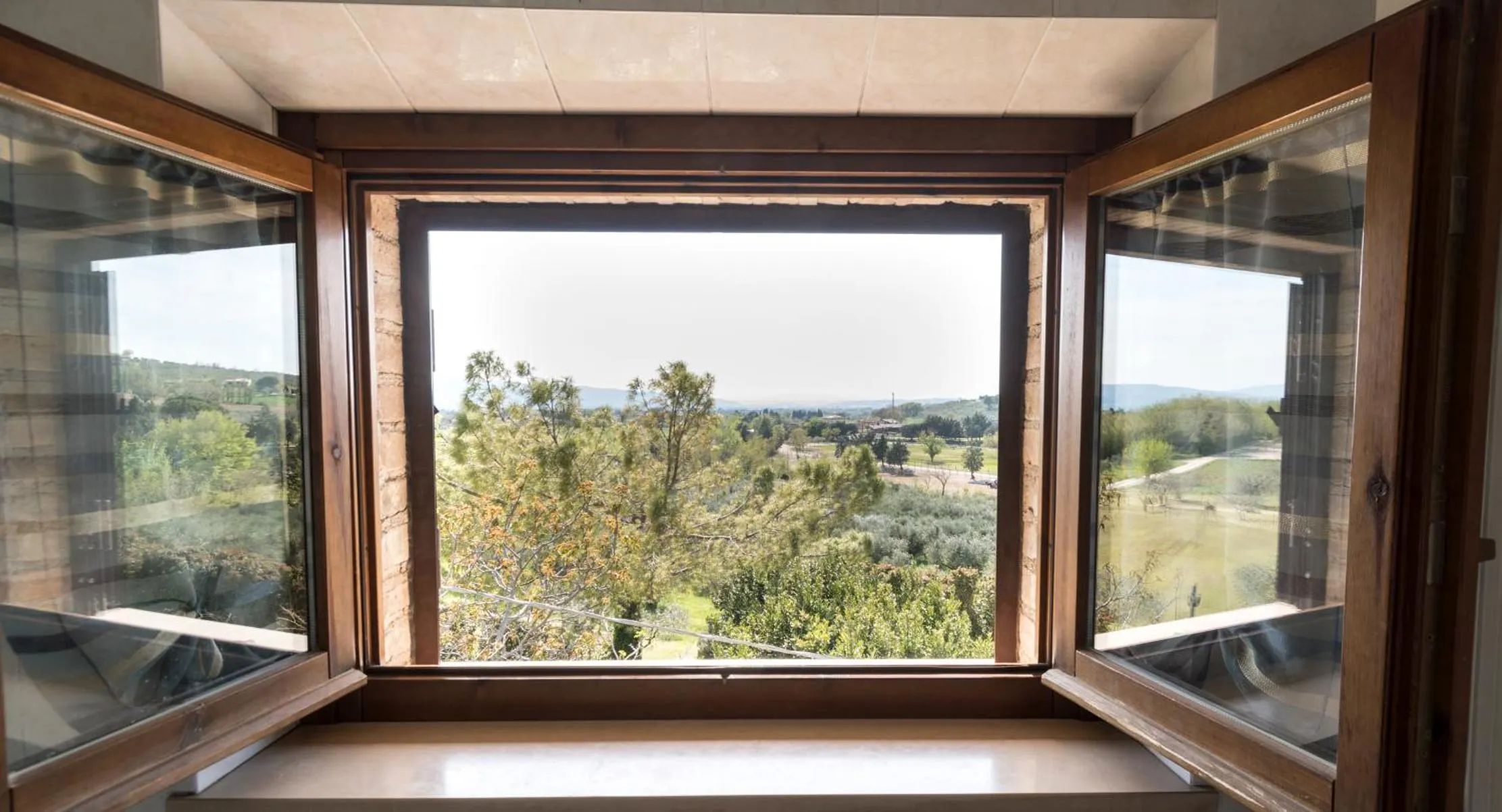 Garden view in La Piaggia