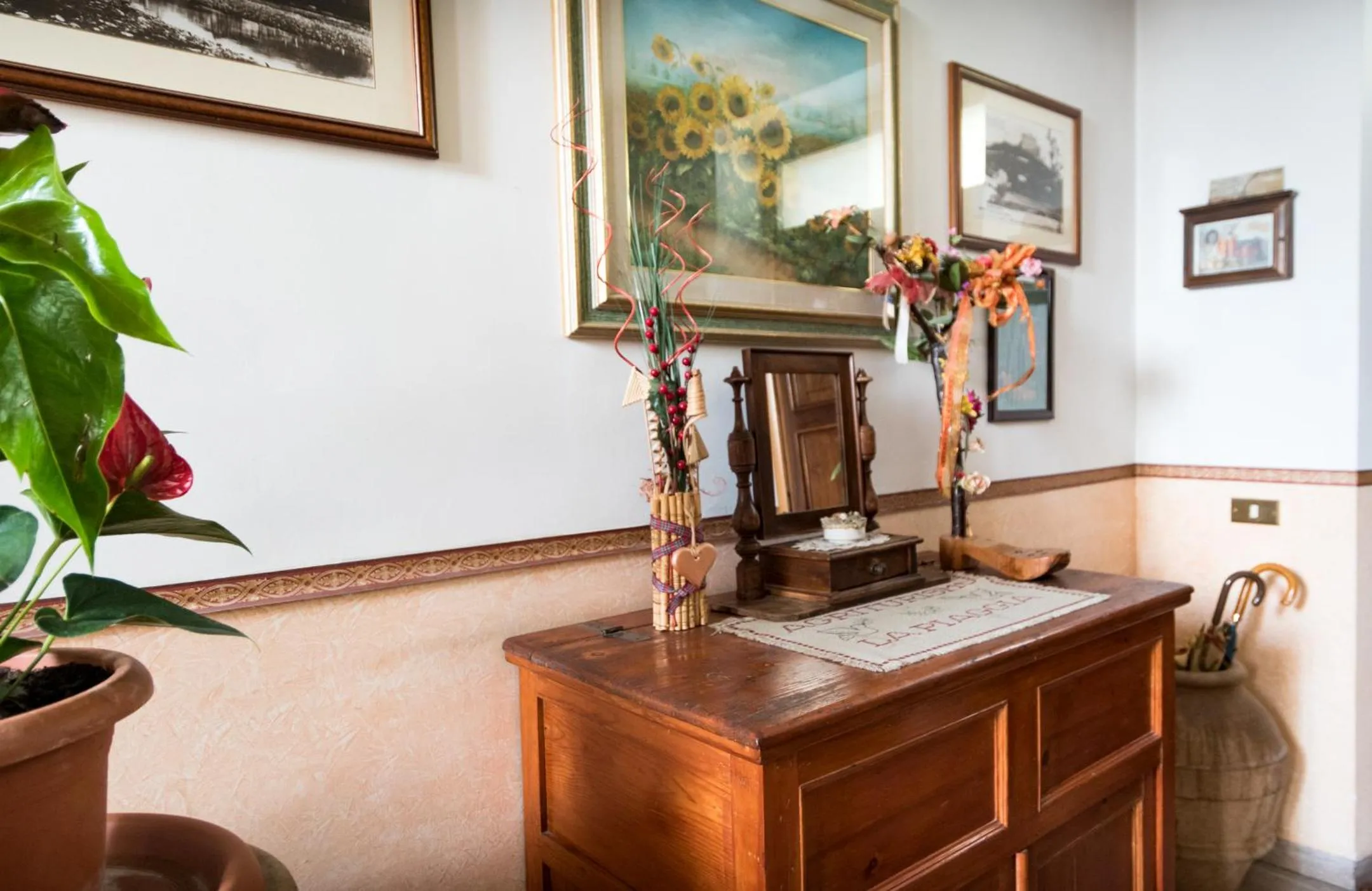 Lobby or reception in La Piaggia