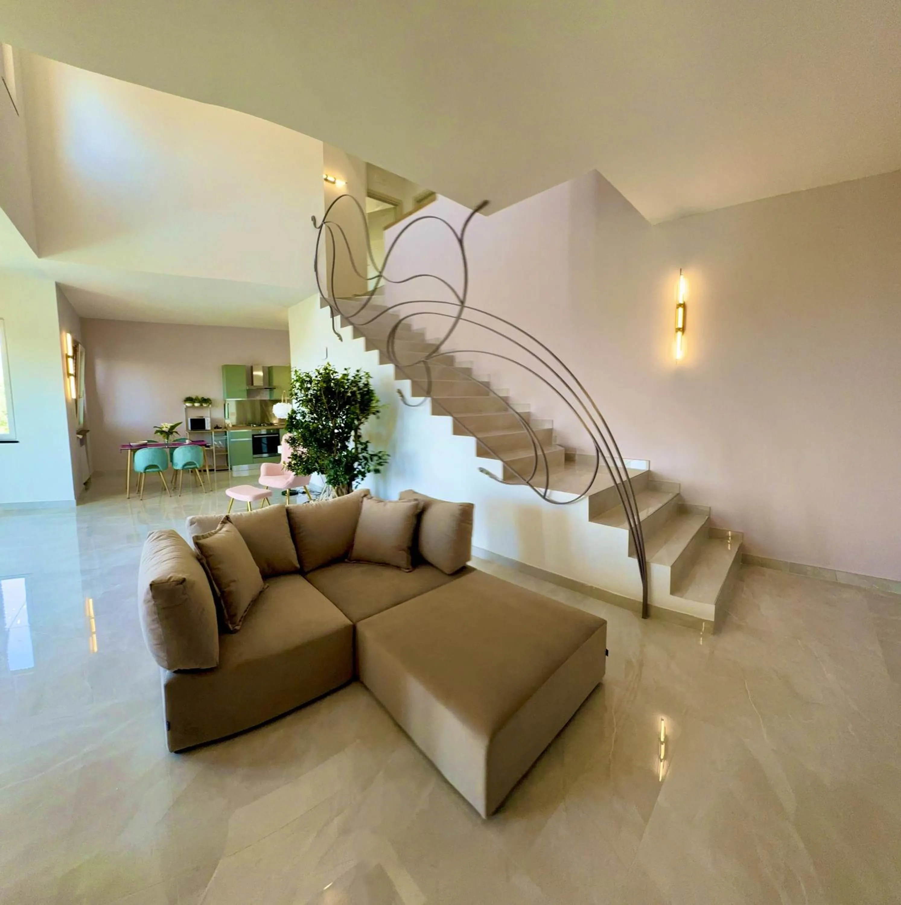 Living room in Villa C Luxury Estate