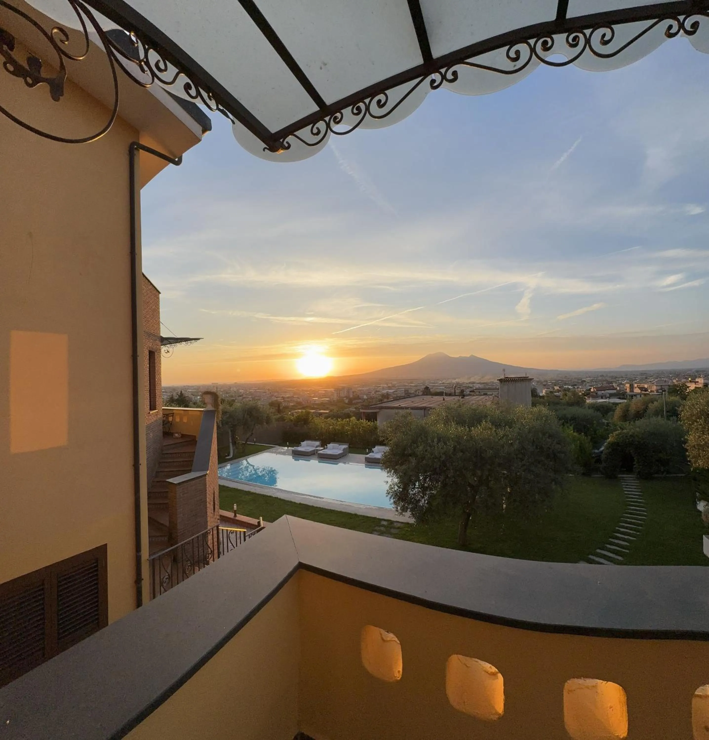Pool view in Villa C Luxury Estate