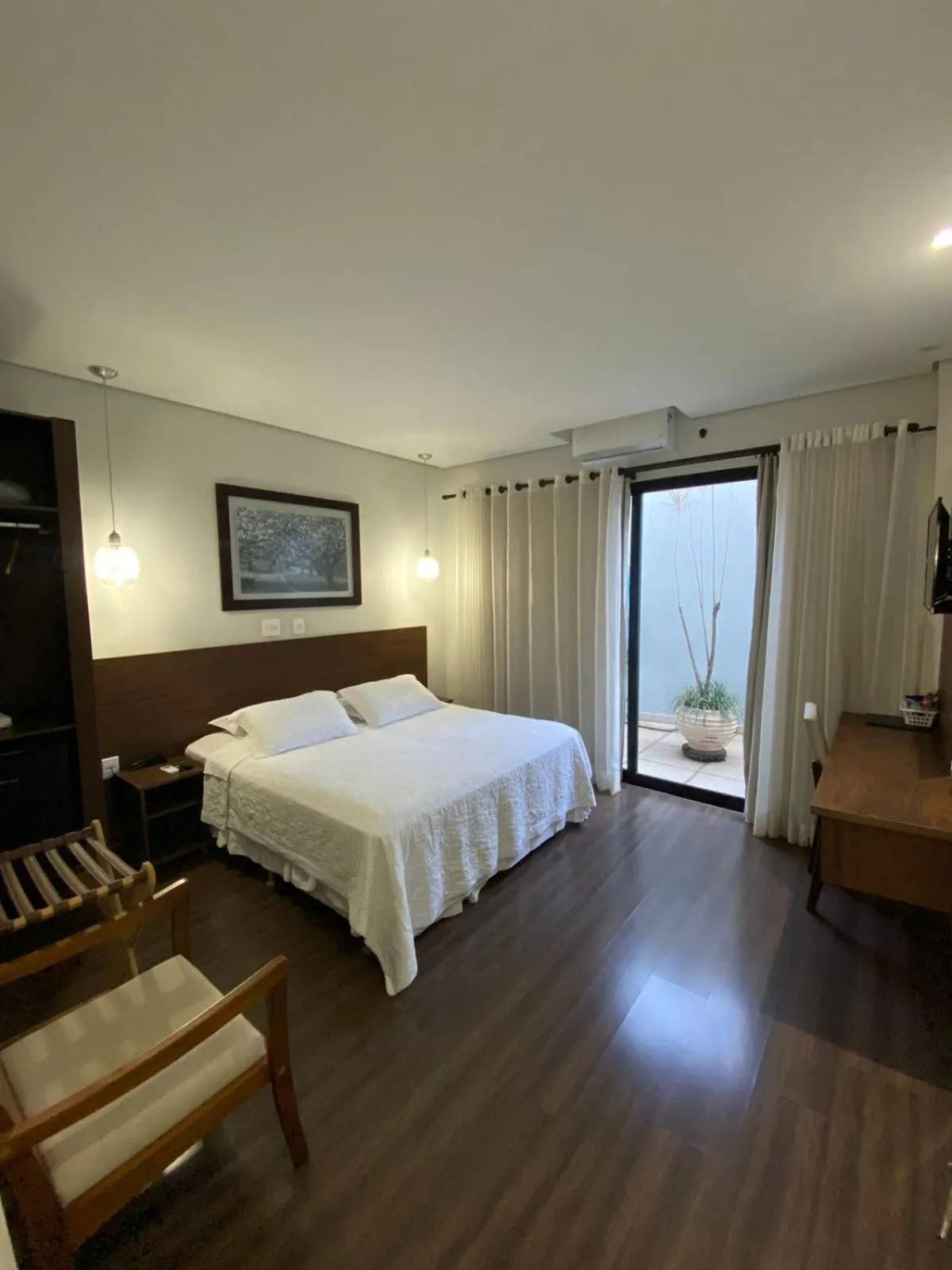 Bed in Hotel Recanto dos Ipes