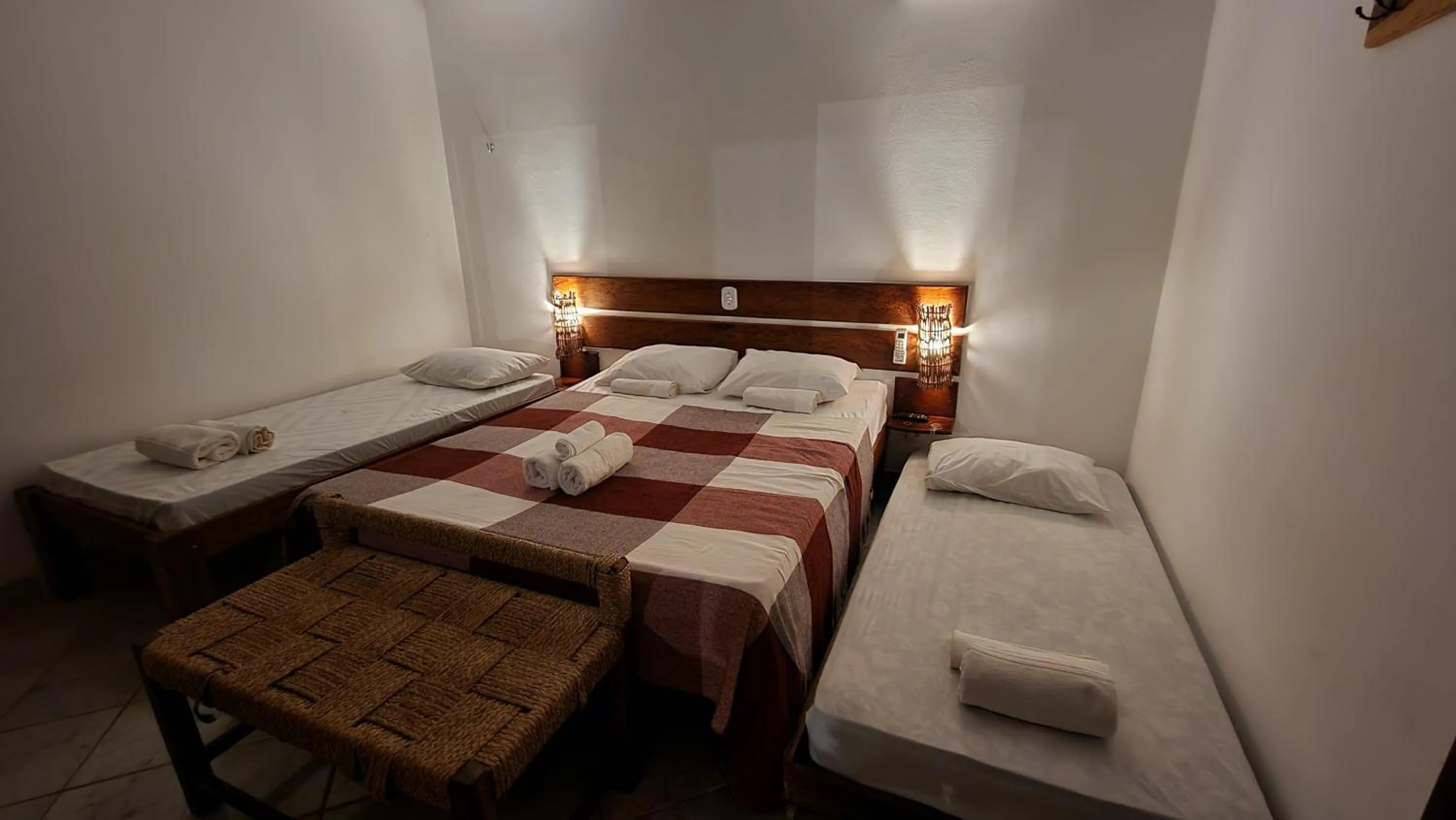 Bed in Pousada Vila Cajuína - Luís Correia