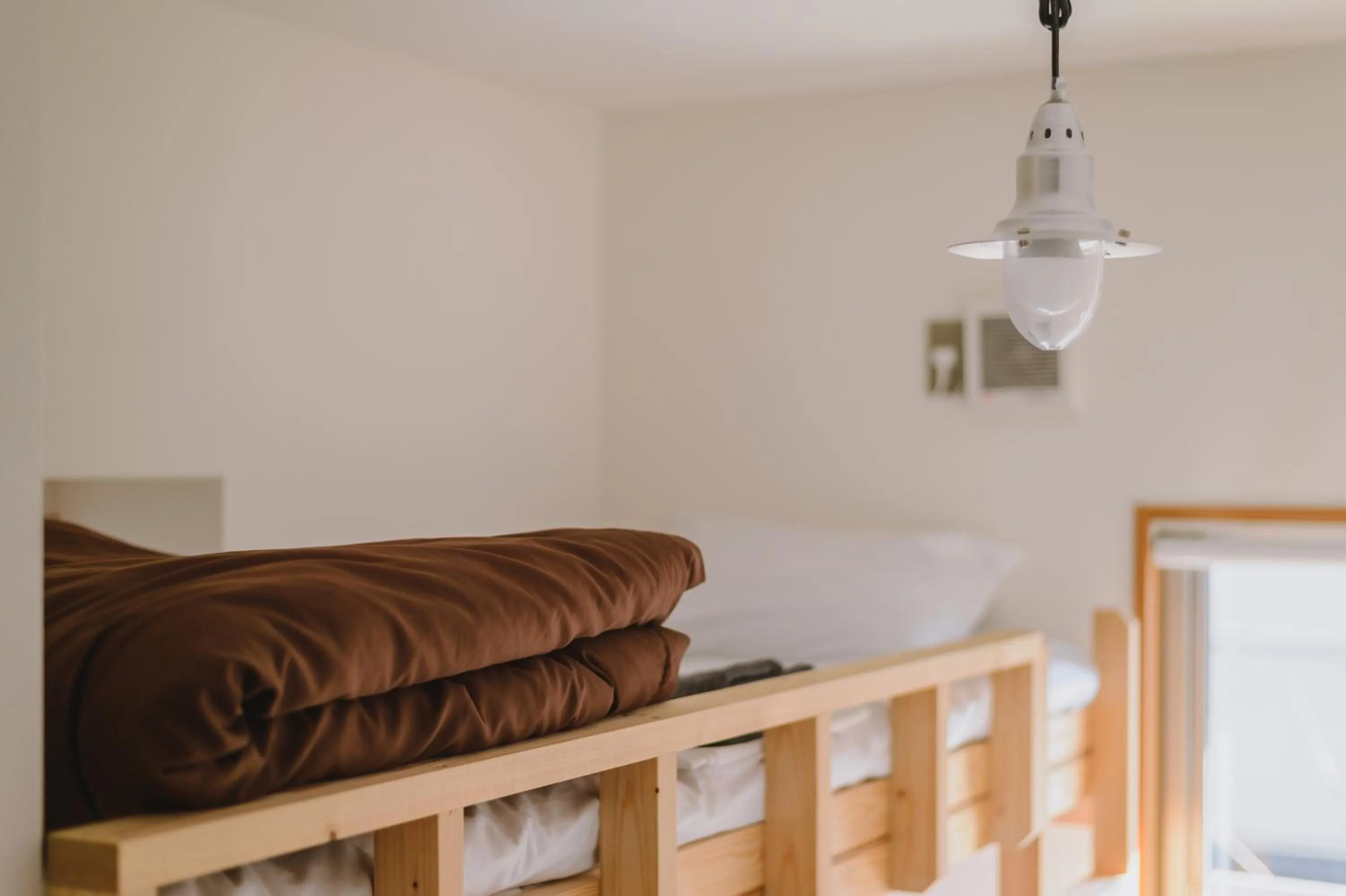 Bed in guesthouse SHIBAFU