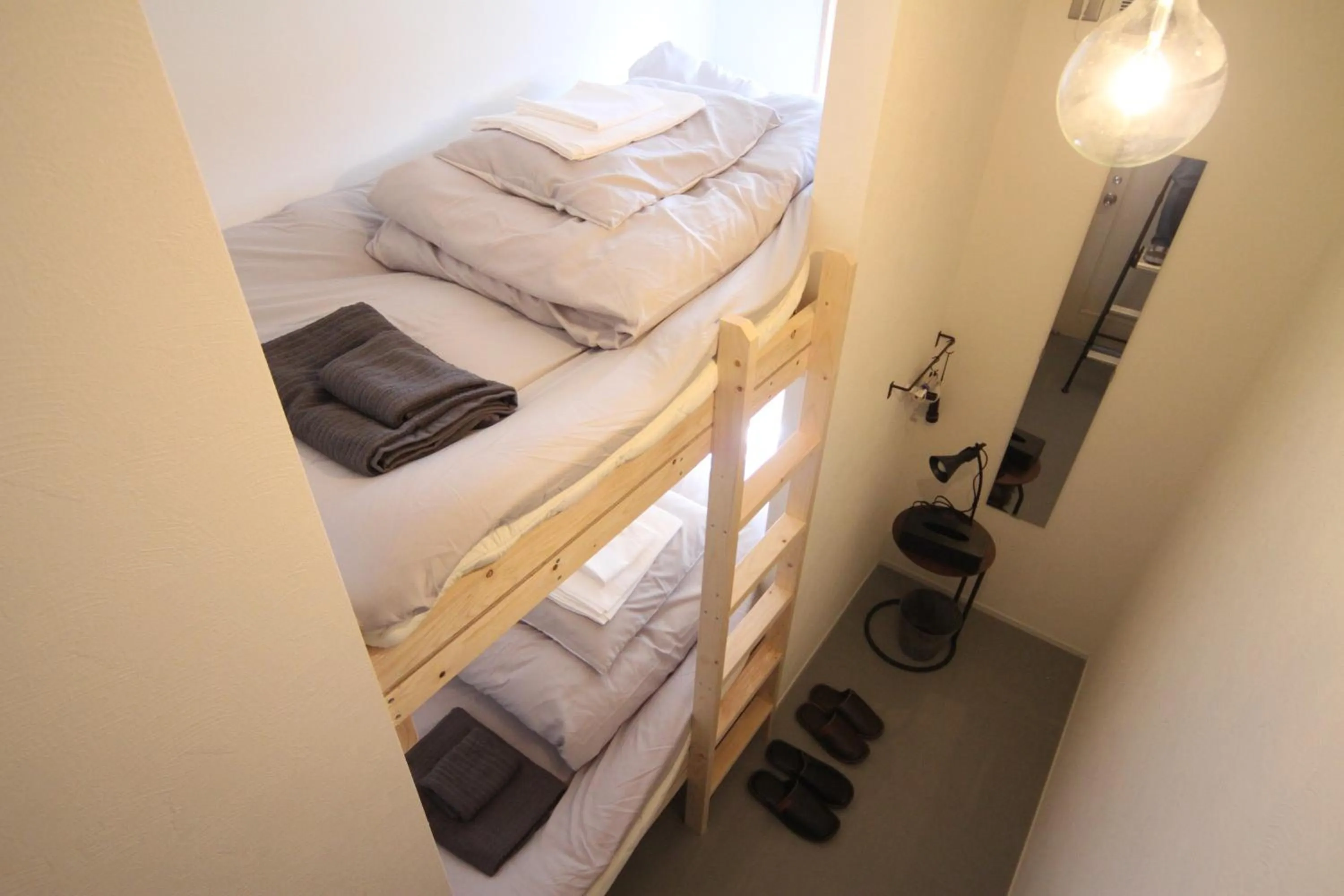 bunk bed, Bed in guesthouse SHIBAFU