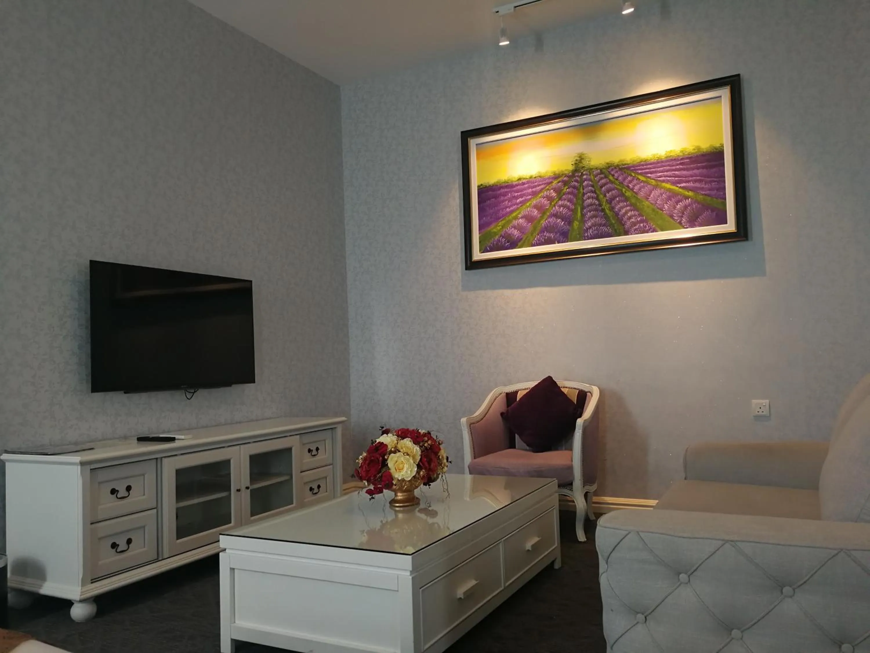 Seating area in Casa Bianca