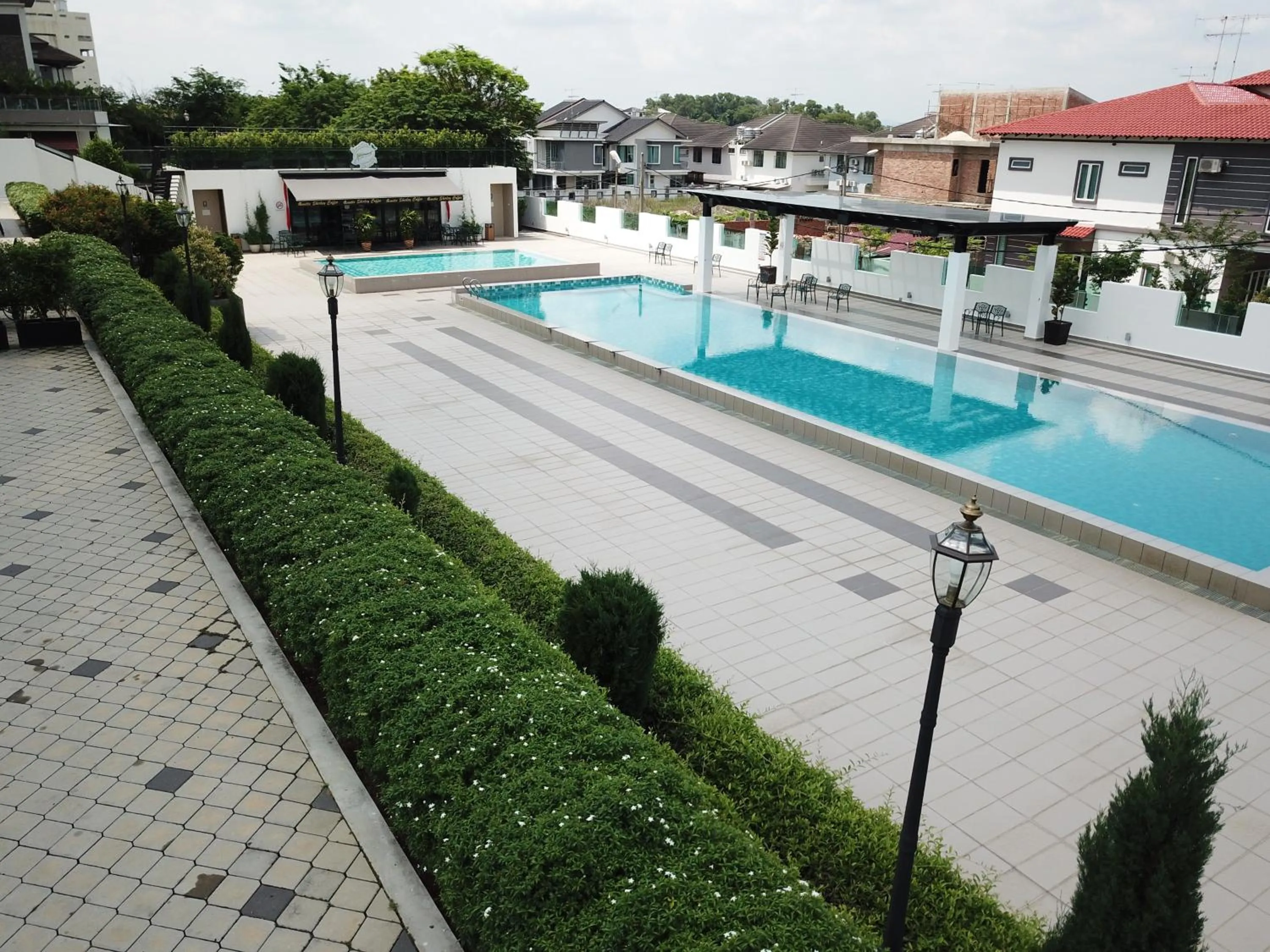 Pool view in Casa Bianca