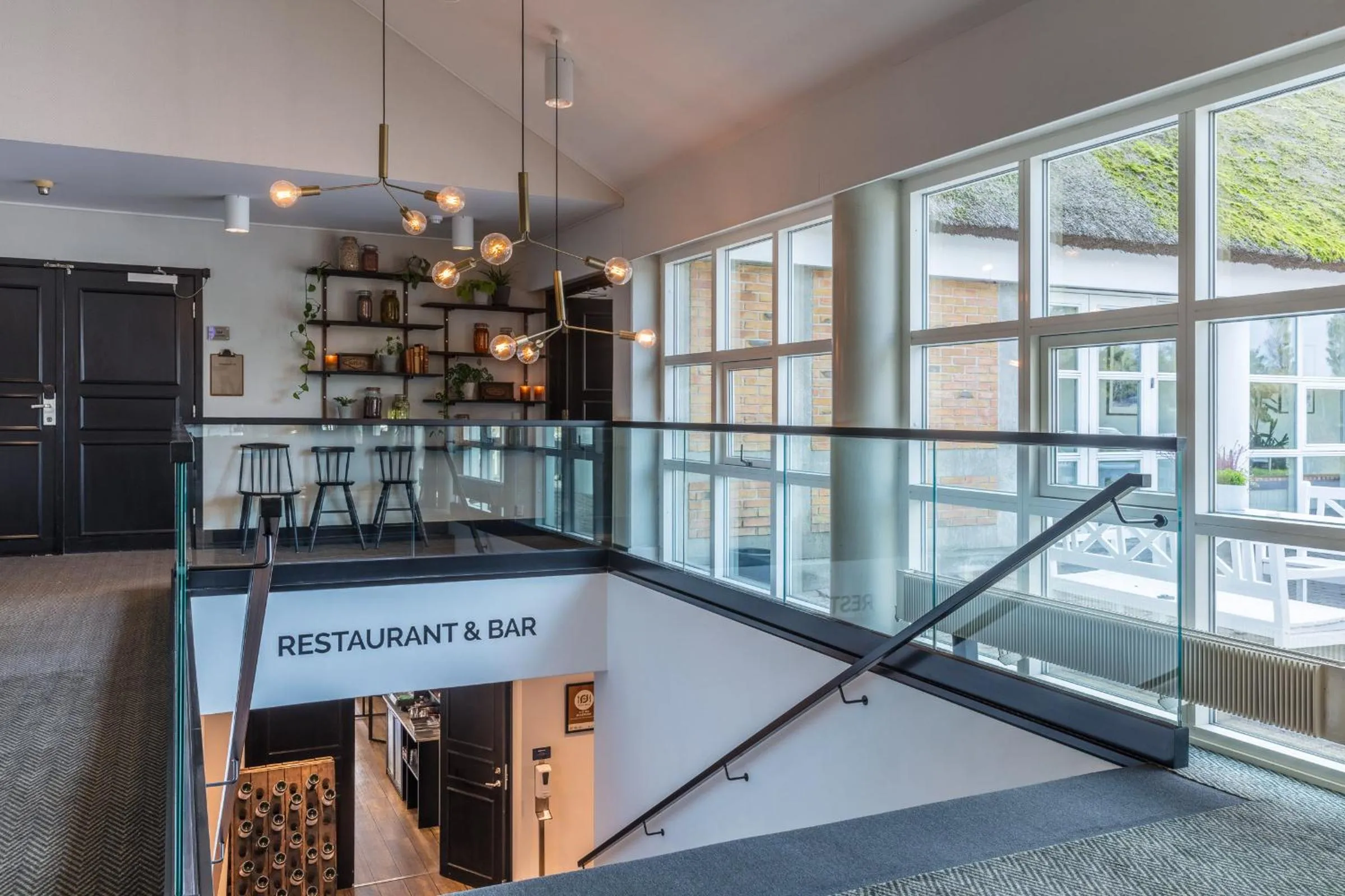 Lobby or reception in Comwell Sorø