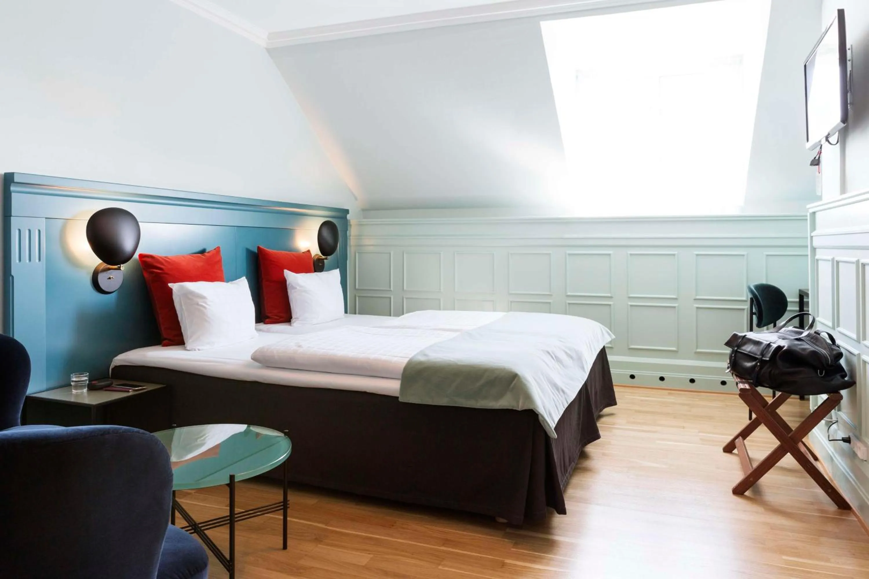 Bedroom, Bed in Scandic Webers