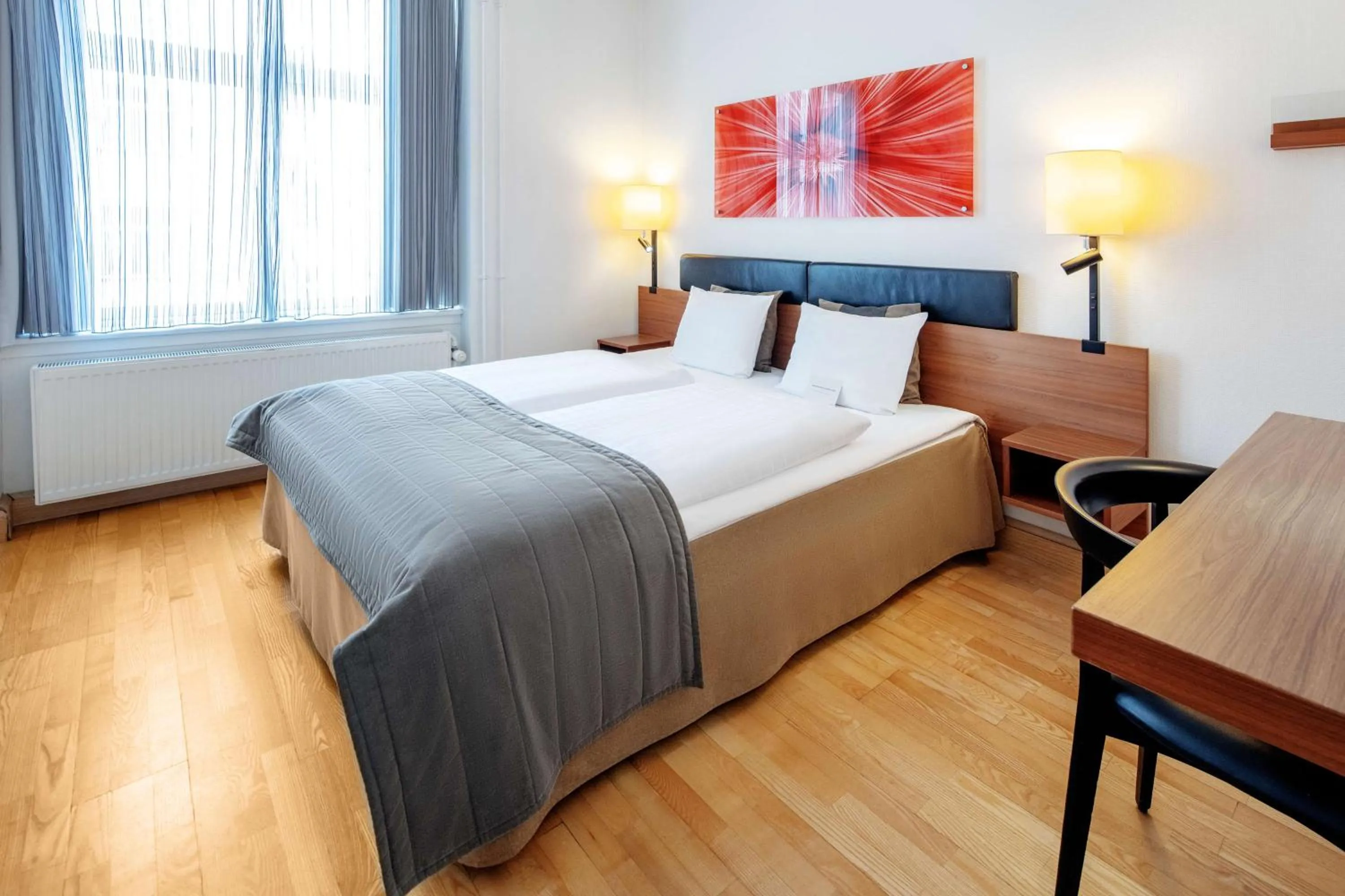 Bedroom, Bed in Scandic Webers