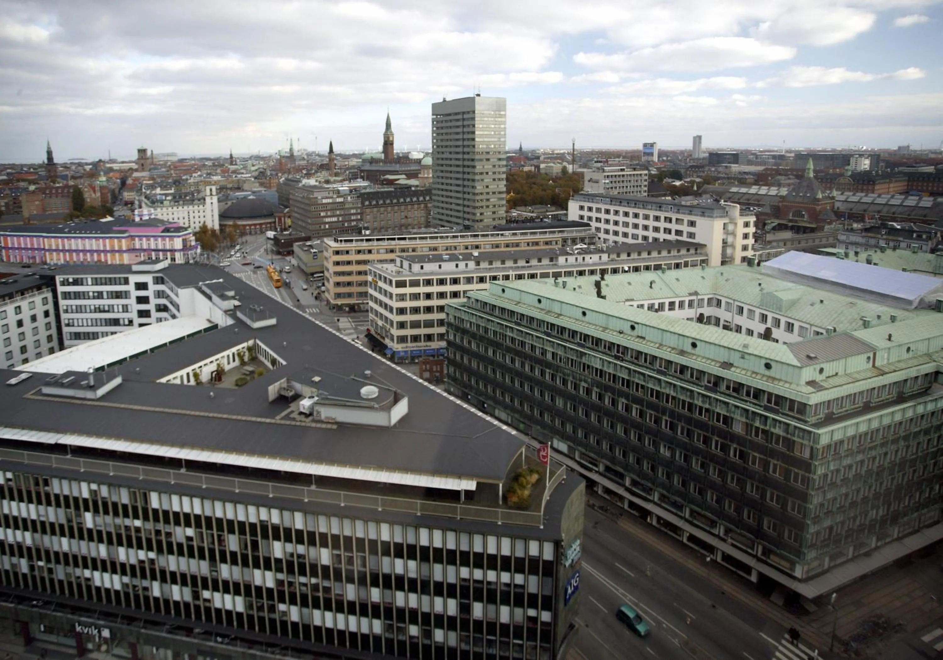 City view in Scandic Copenhagen