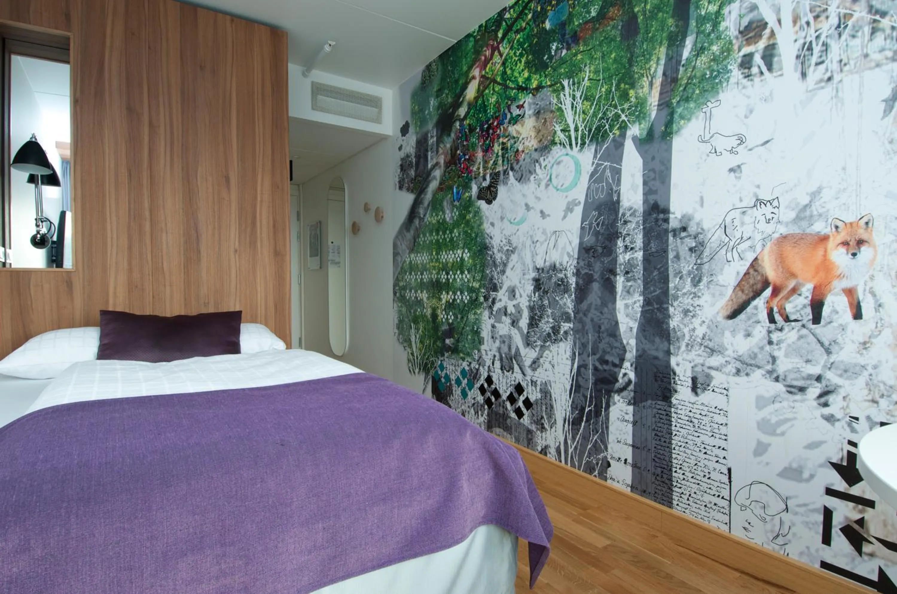 Bed in Scandic Copenhagen