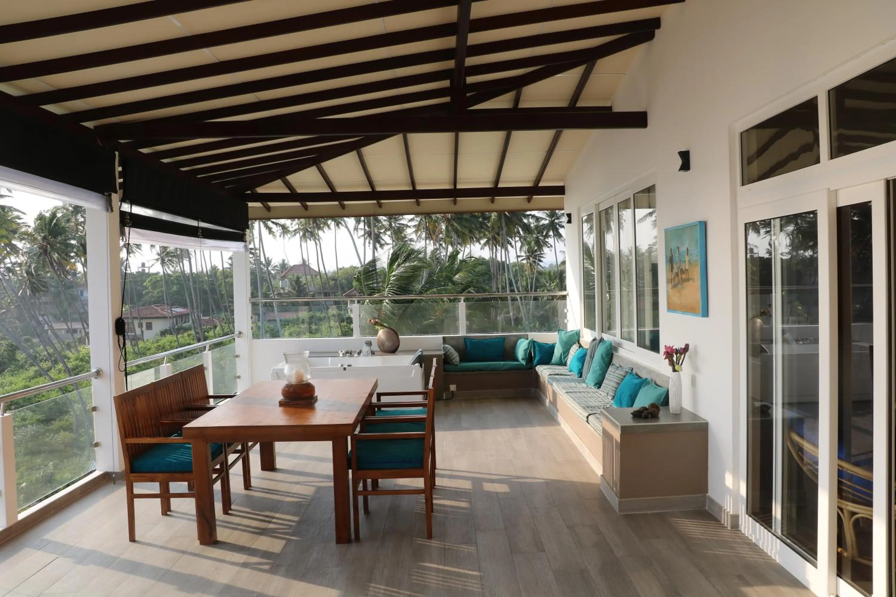 Dining area in Twenty-Two Weligambay