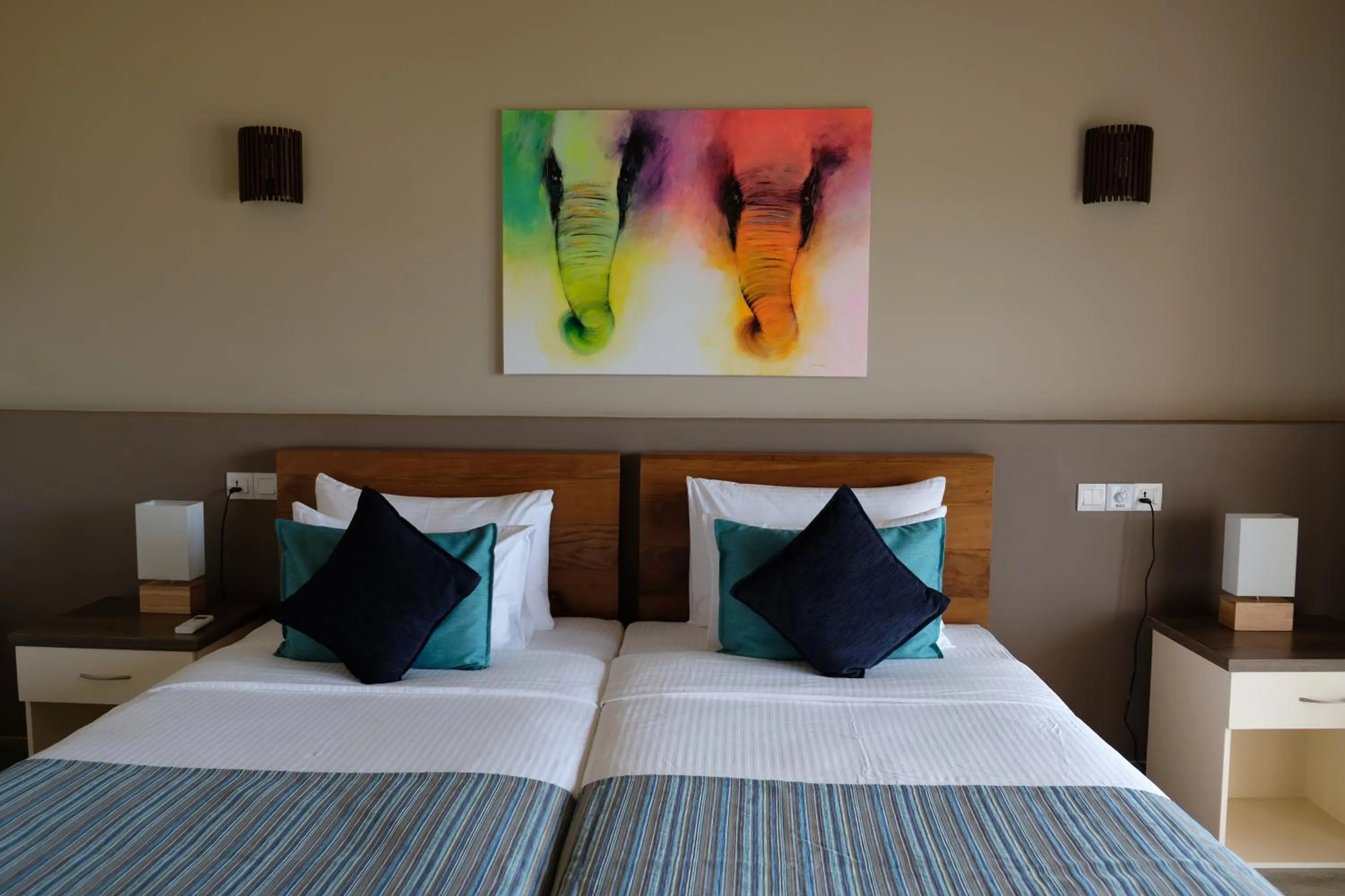 Photo of the whole room, Bed in Twenty-Two Weligambay