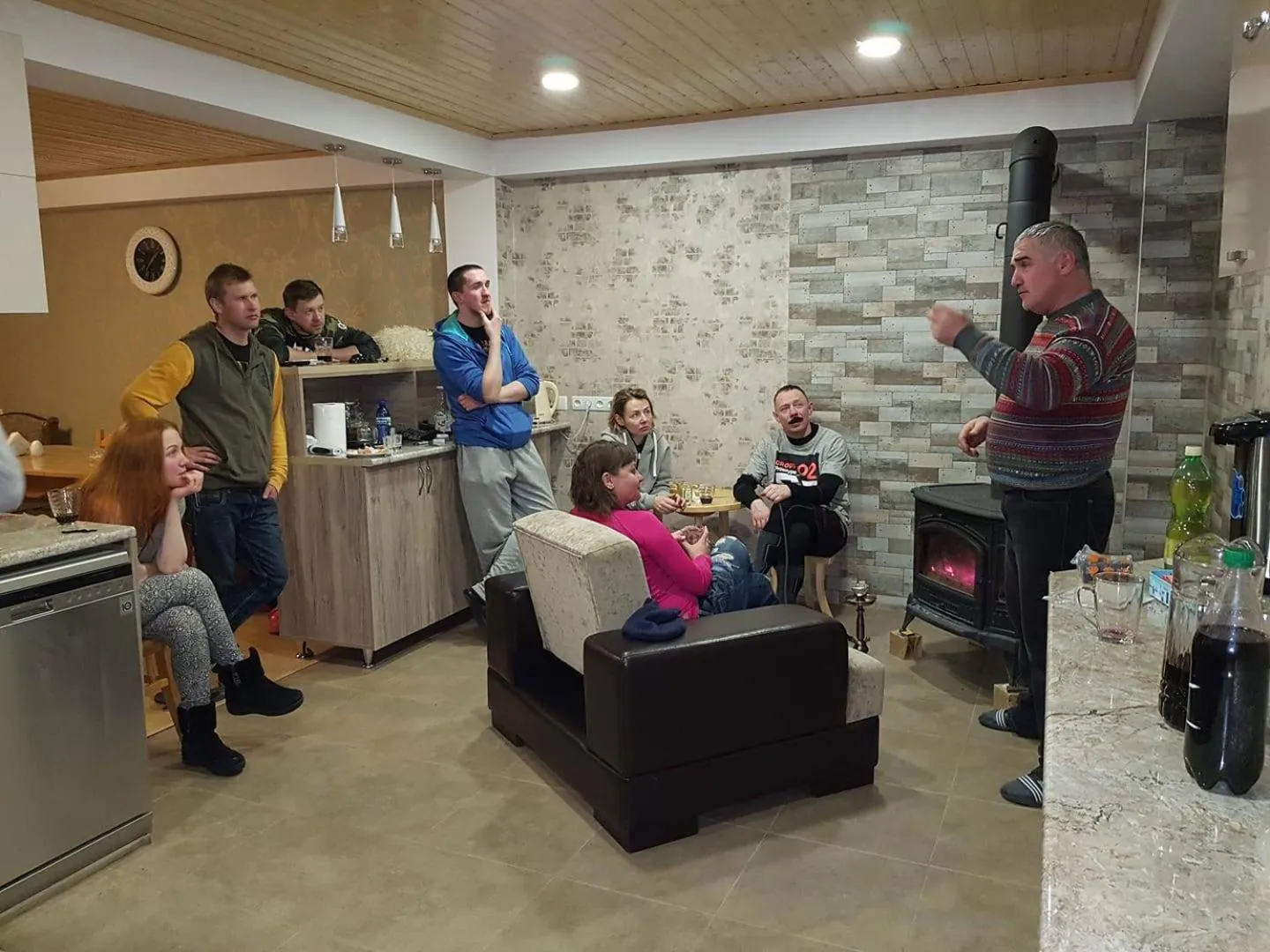 group of guests in Hotel Level