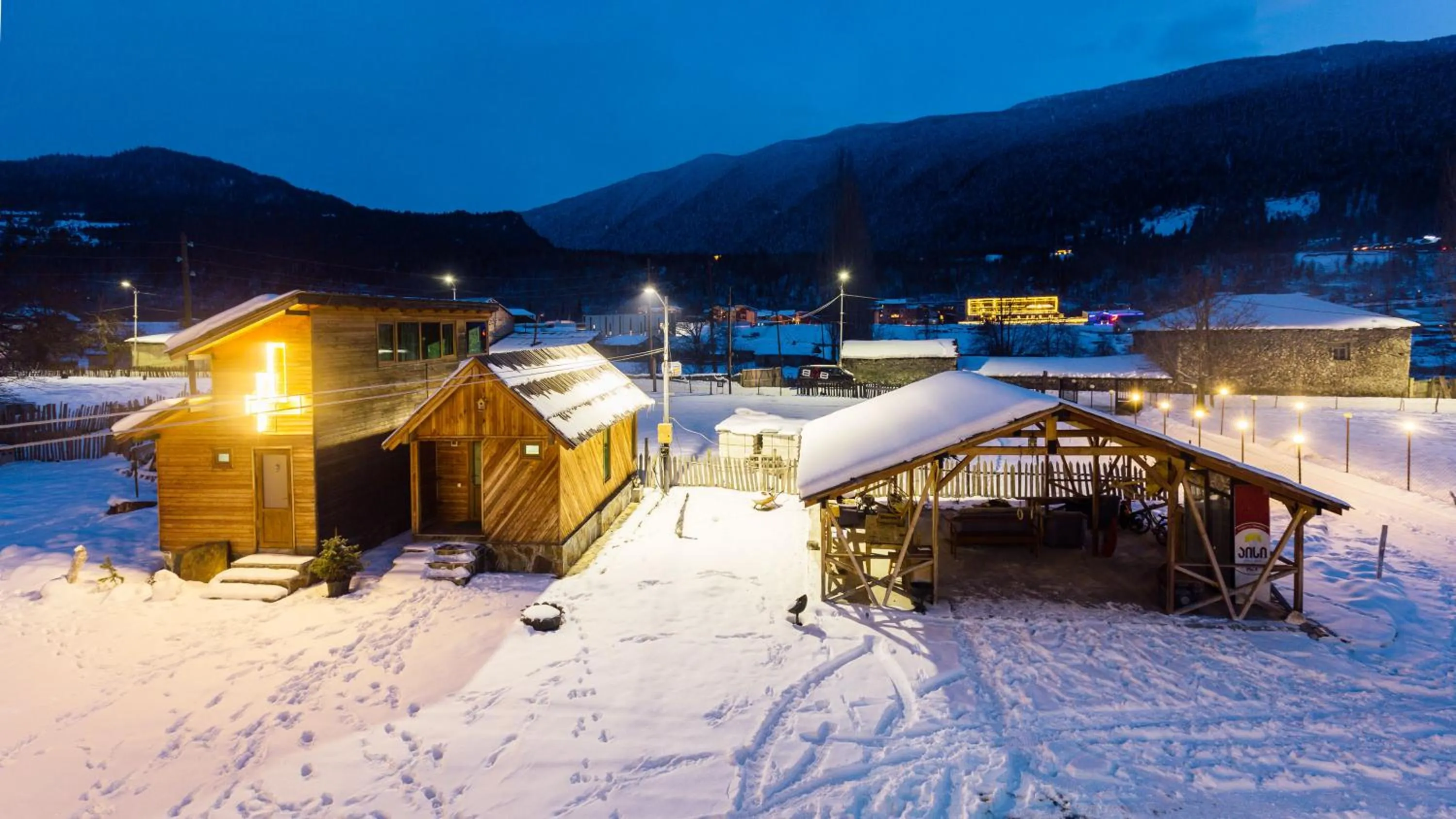 Property building, Winter in Hotel Level