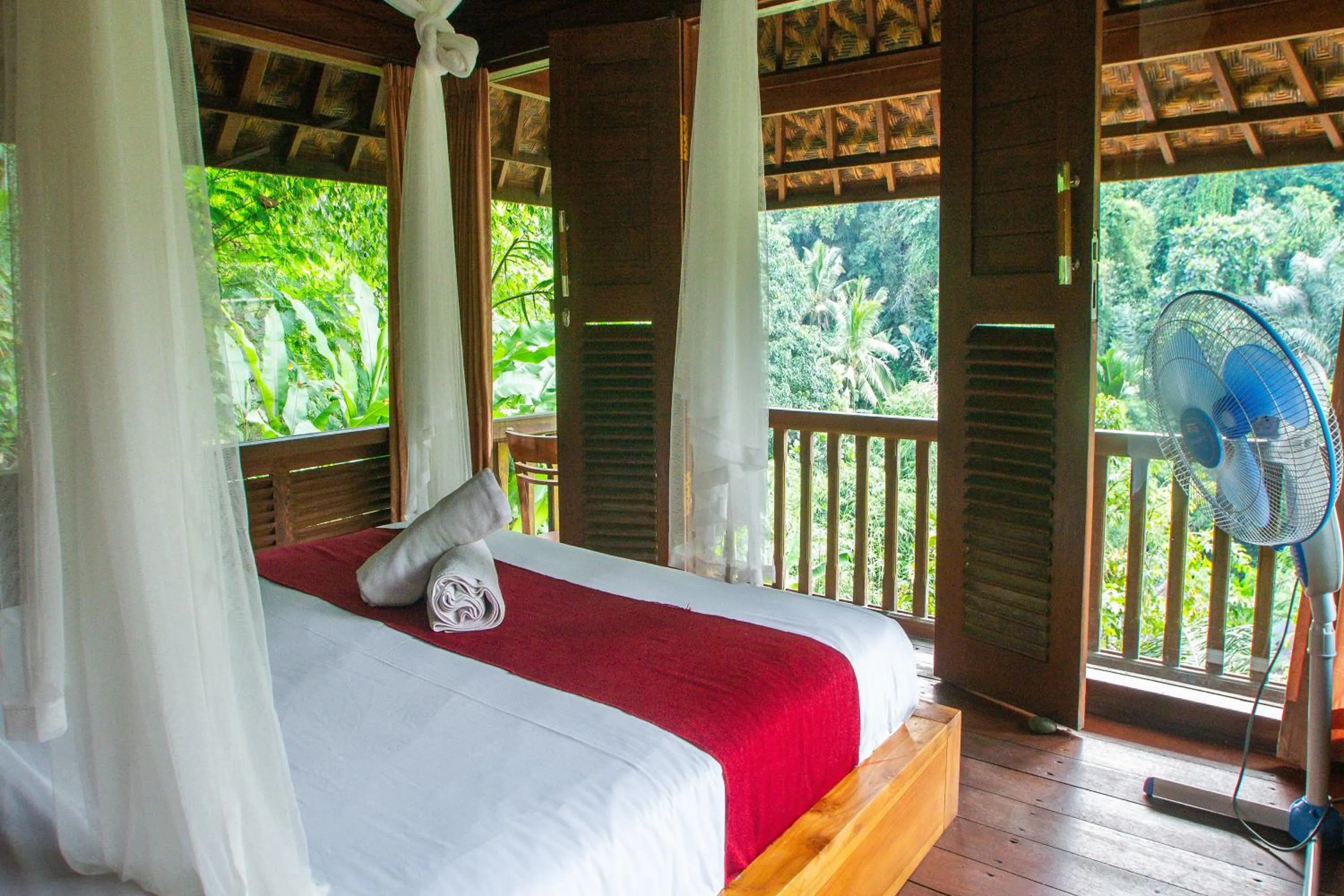Bed in Bali Jungle Resort