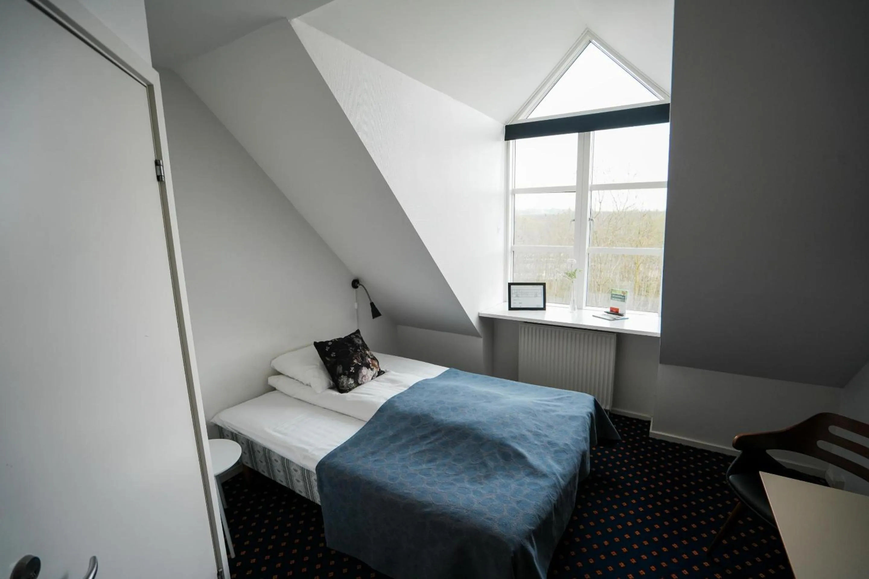 Bed in Hotel Aarslev Kro