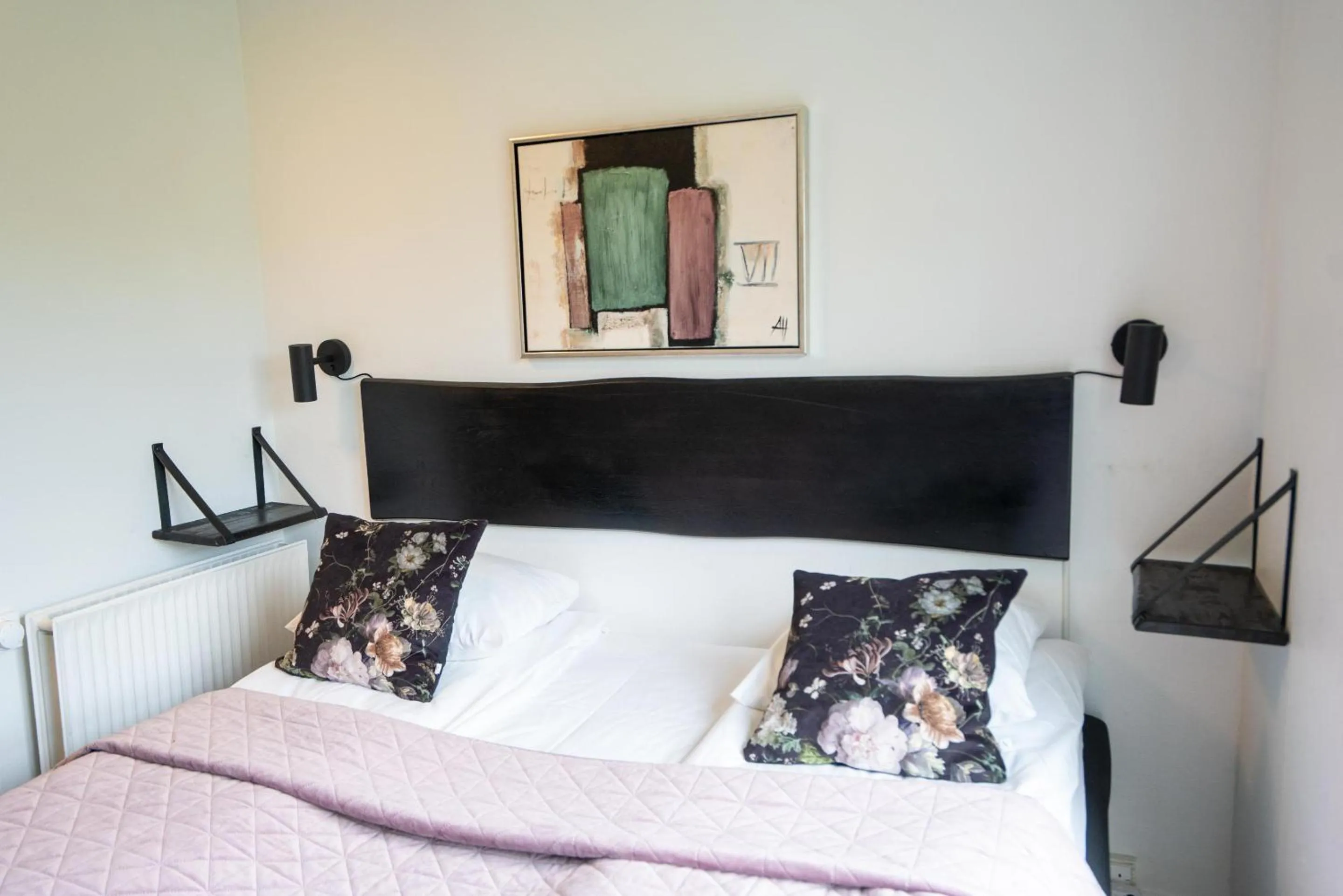 Bed in Hotel Aarslev Kro