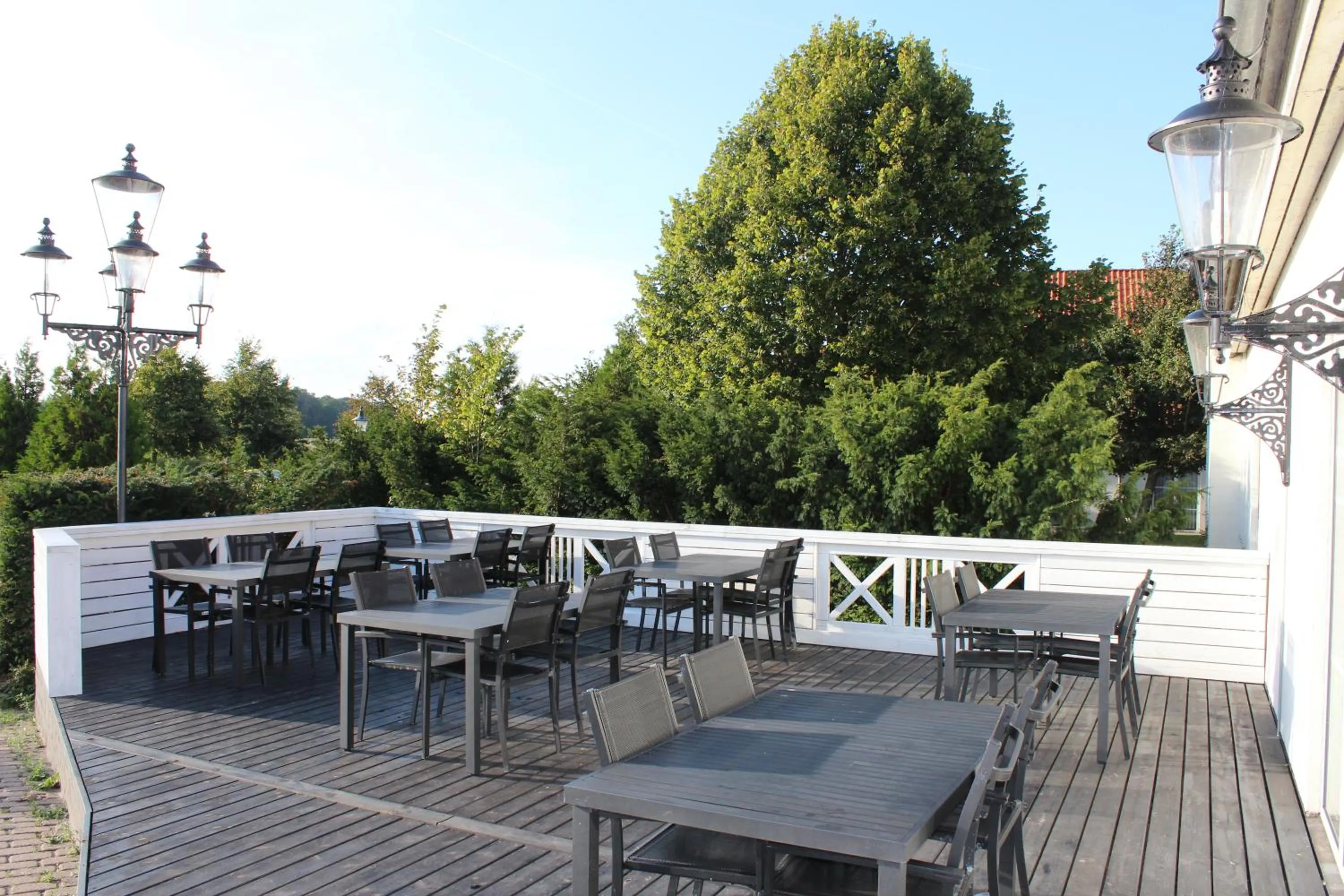 Balcony/Terrace in Hotel Aarslev Kro