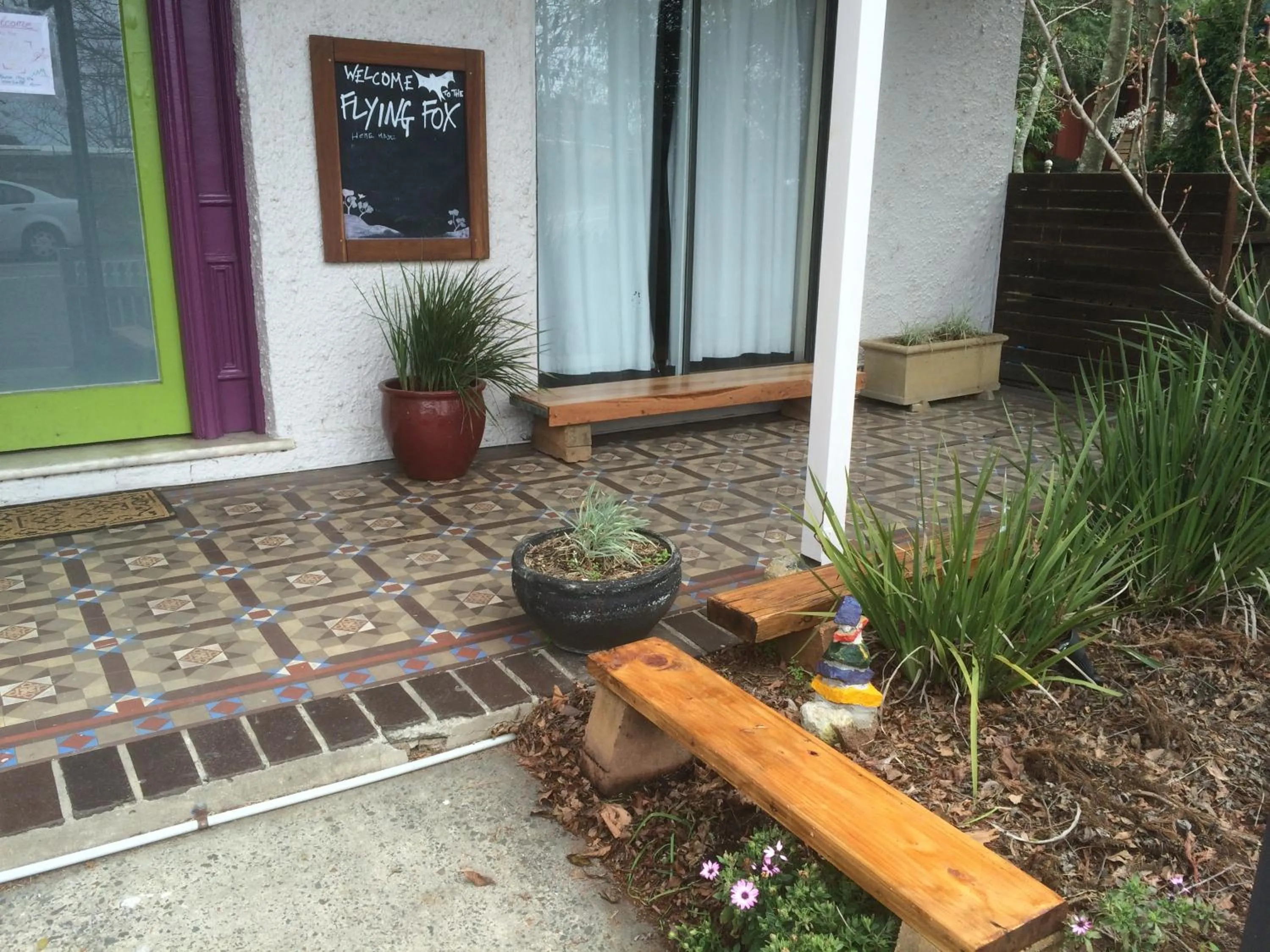 Balcony/Terrace in Flying Fox Backpackers