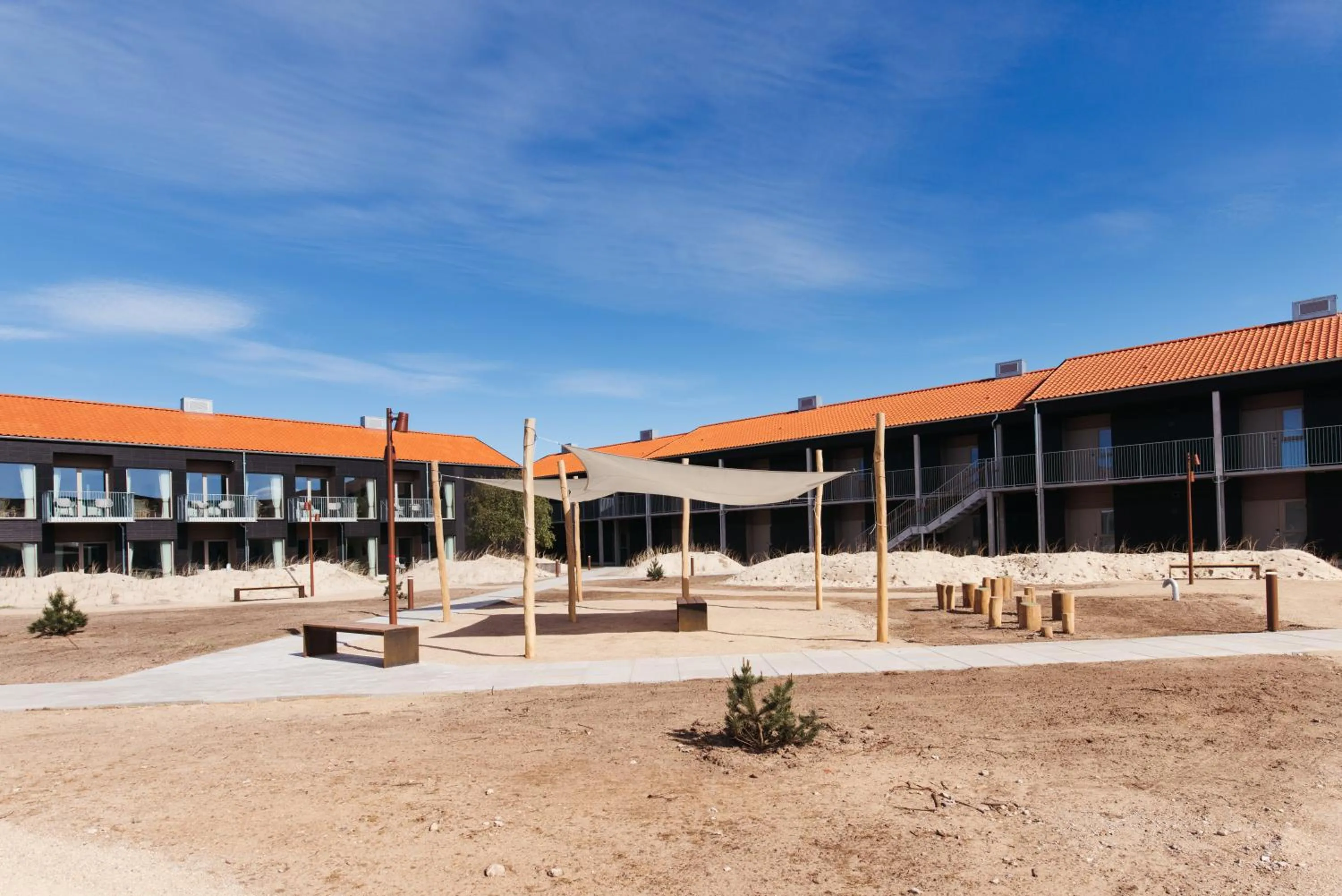 Property building in Color Hotel Skagen