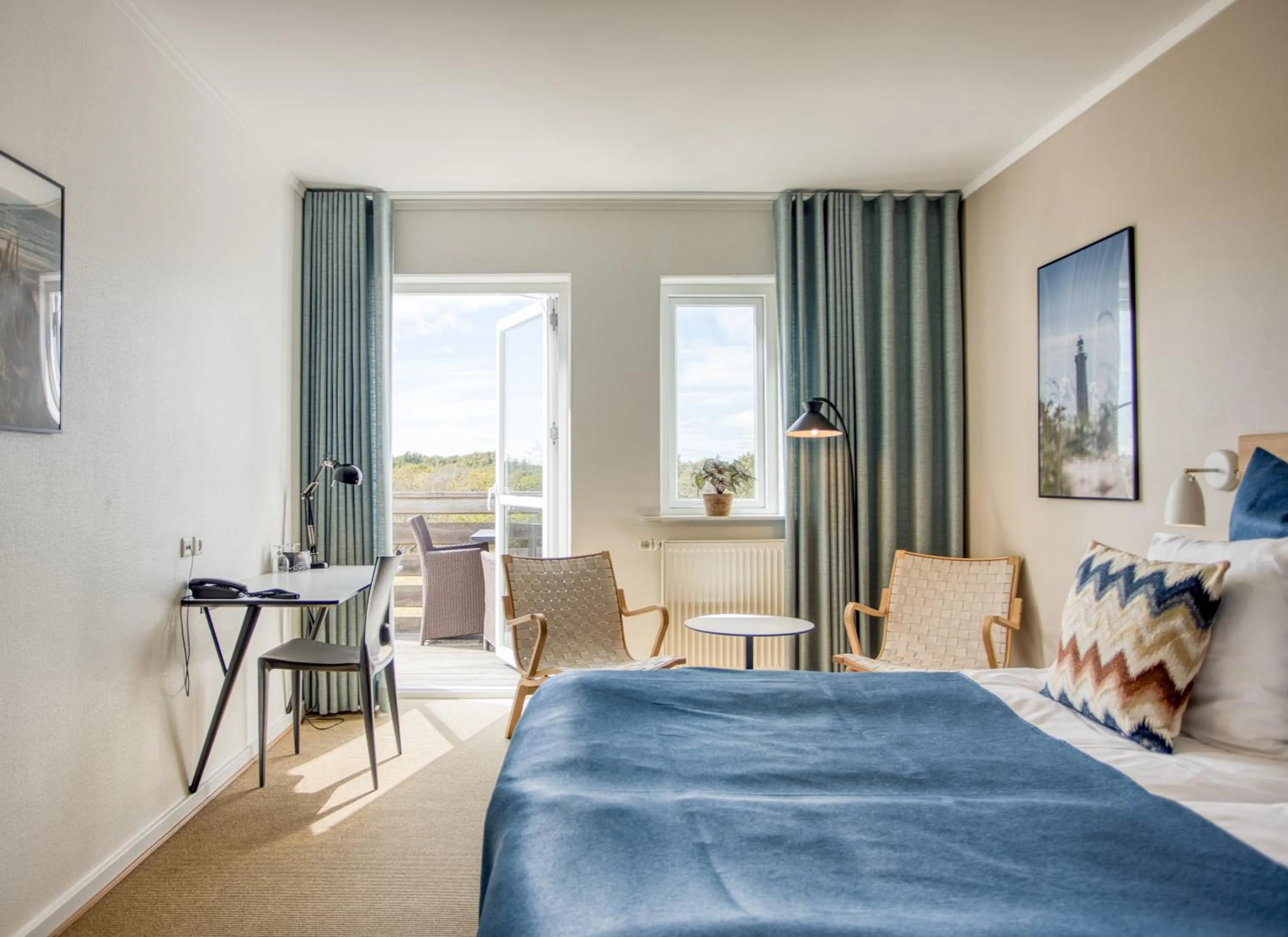 View (from property/room), Bed in Color Hotel Skagen