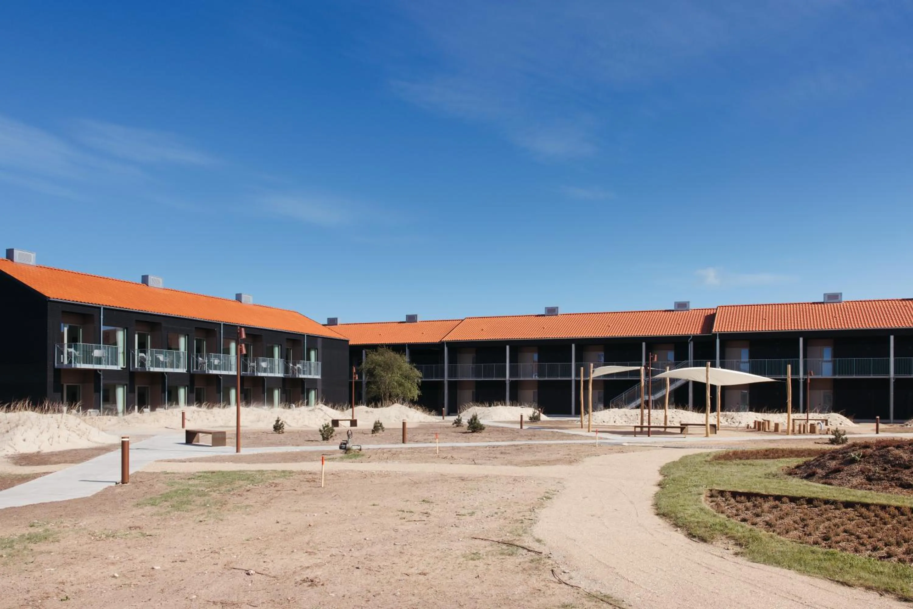 Property building in Color Hotel Skagen
