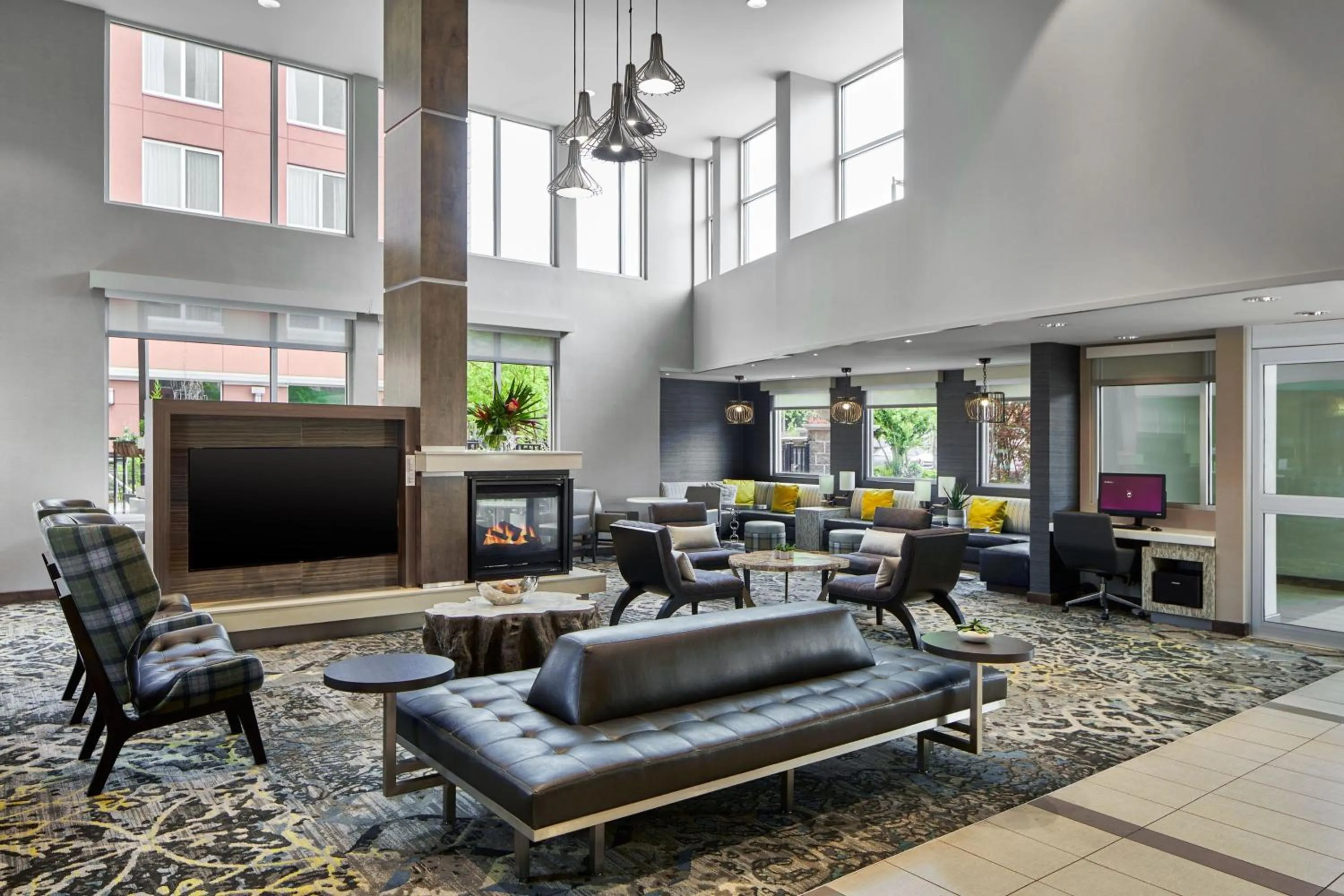 Lobby or reception in Residence Inn Atlanta Perimeter Center Dunwoody