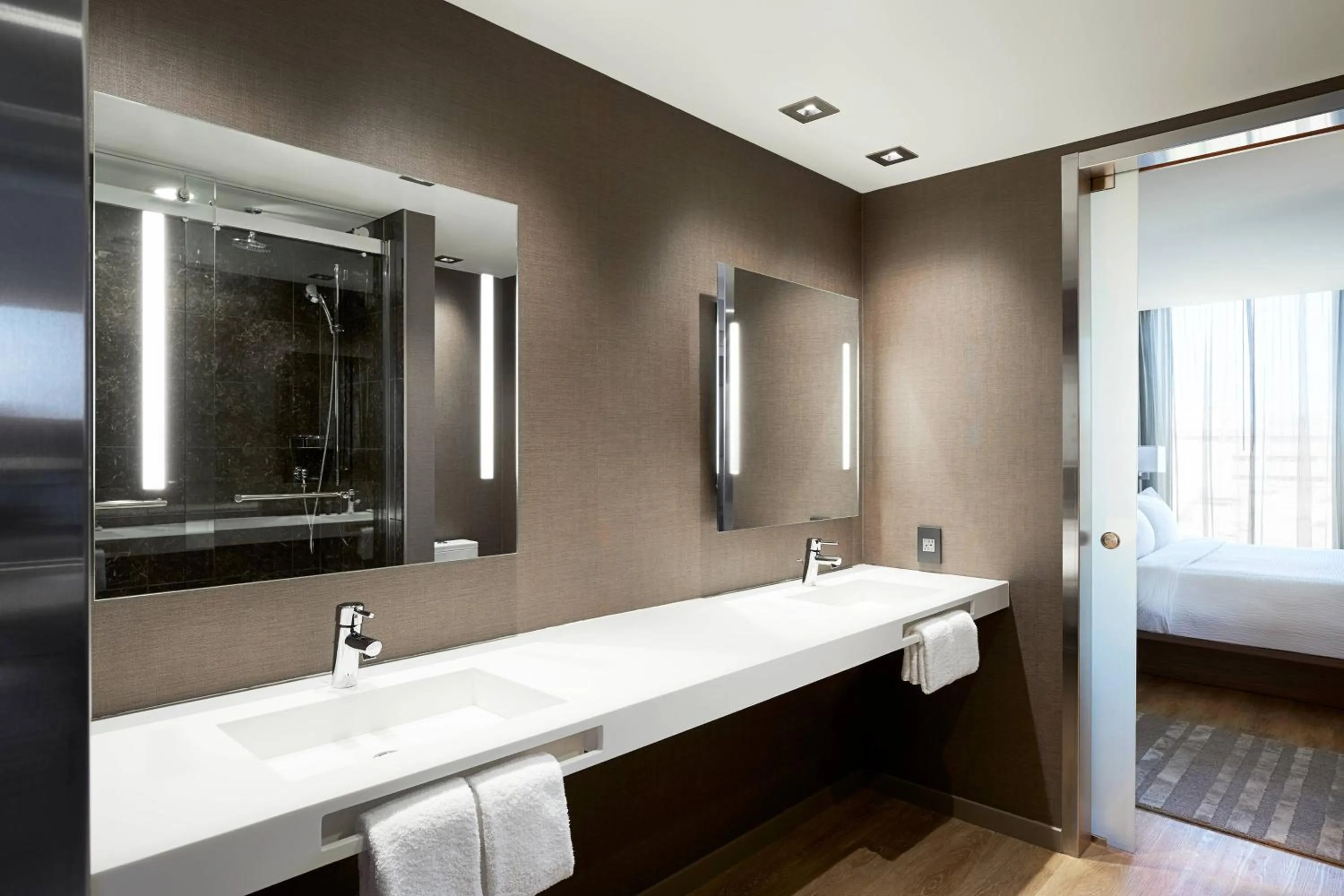 Bathroom in AC Hotel by Marriott Madison Downtown