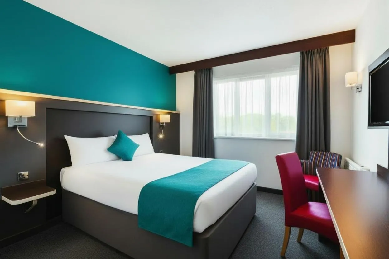 Bed in Ramada Milton Keynes